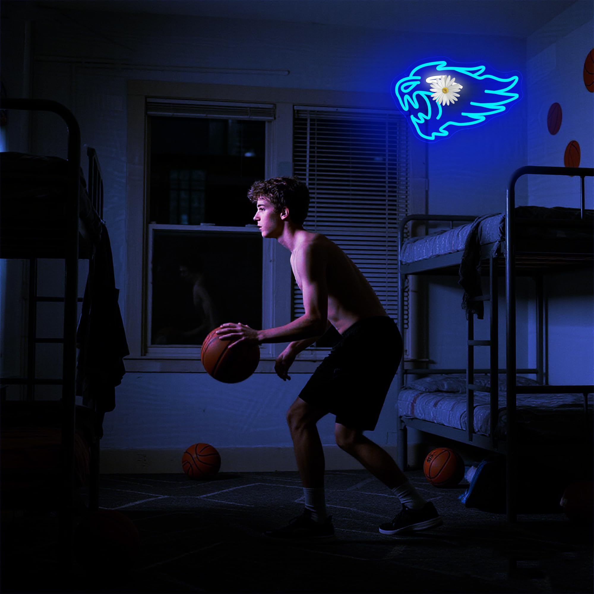 University Neon Sign For Wall Decor Dimmable Football Led Neon Light Baseball Sports Signs For Man Cave Basketball Decoration Dorm Wall Decor Graduation Gifts For Students Size 14.2* 9.4Inch(Fmcp153)