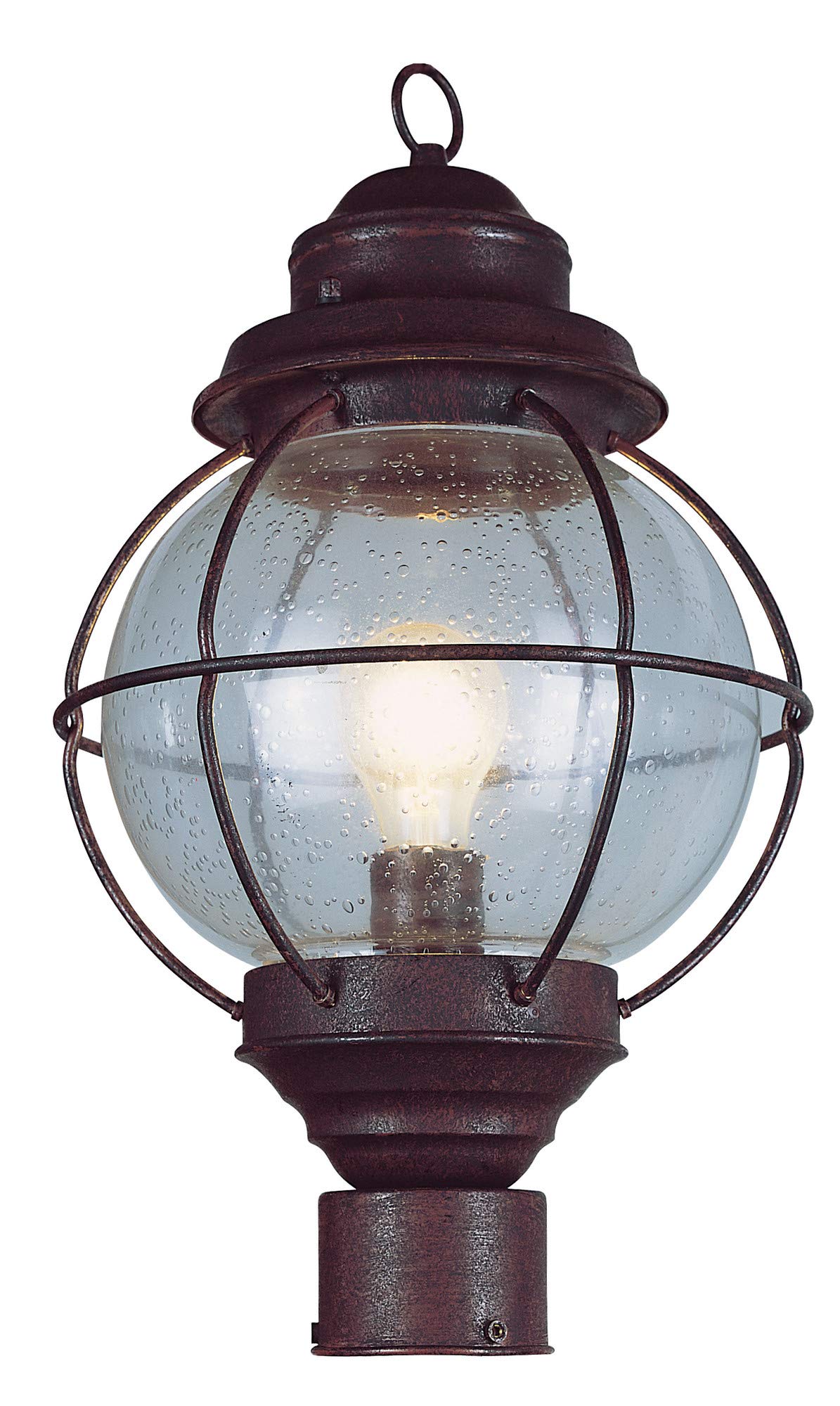 Trans Globe Lighting Tg69902 Rbz Catalina Collection 15 Inch One Light Outdoor Lantern Post Mount Head I In A Rustic Bronze Fini