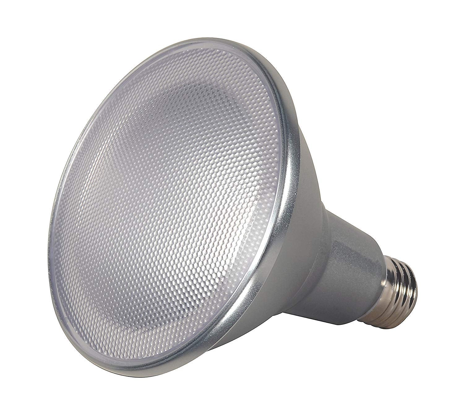 Satco PAR38 LED Bulbs, 15 Watt, 3000K, Medium Base, 120 Volts, 6 Count, White, Model S9446