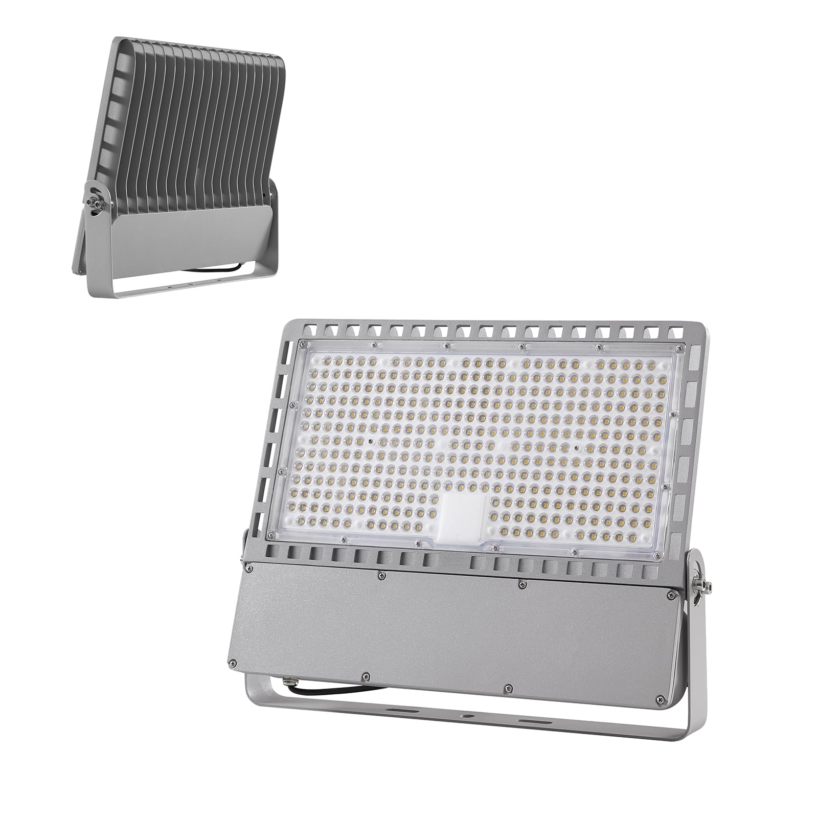 ROMMOR 400W Led Stadium Flood Light Outdoor 60000Lm 2500W Equivalent Super Bright Commercial Area Lighting 100-277V 5000K Daylig