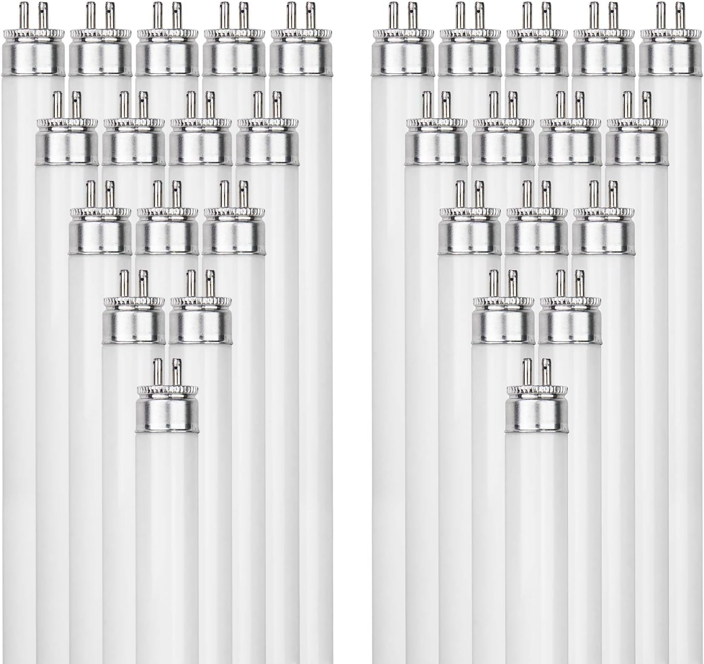 Diodesy- F39T5/850/HO T5 Fluorescent Light Bulb 34 Inch 39W 5000K Bright White High Output 3100 Lumens G5 Miniature Bi-Pin Base Straight Tube for Under Cabinet Under The Counter Lamp Pack of 40
