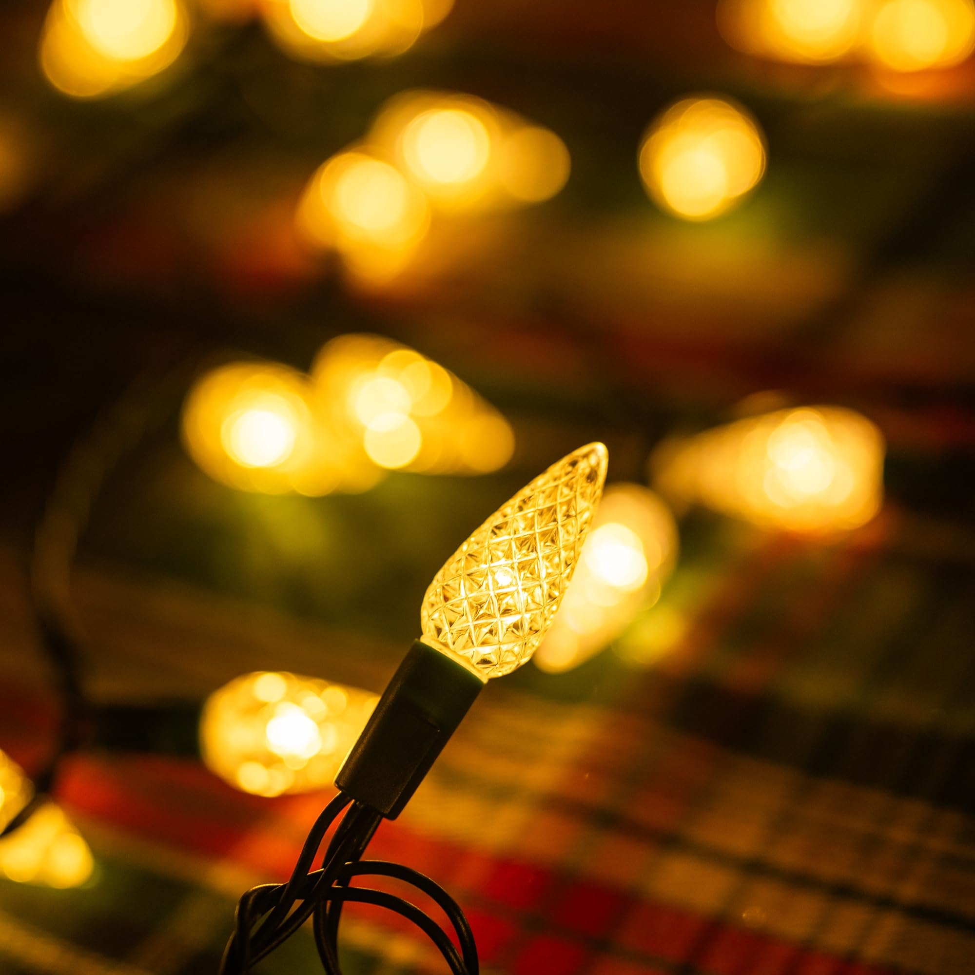 Tw Shine C6 Christmas String Lights, 200 Led 66 Ft Christmas Lights Outdoor With 8 Modes Timer, Waterproof Connectable For Indoo