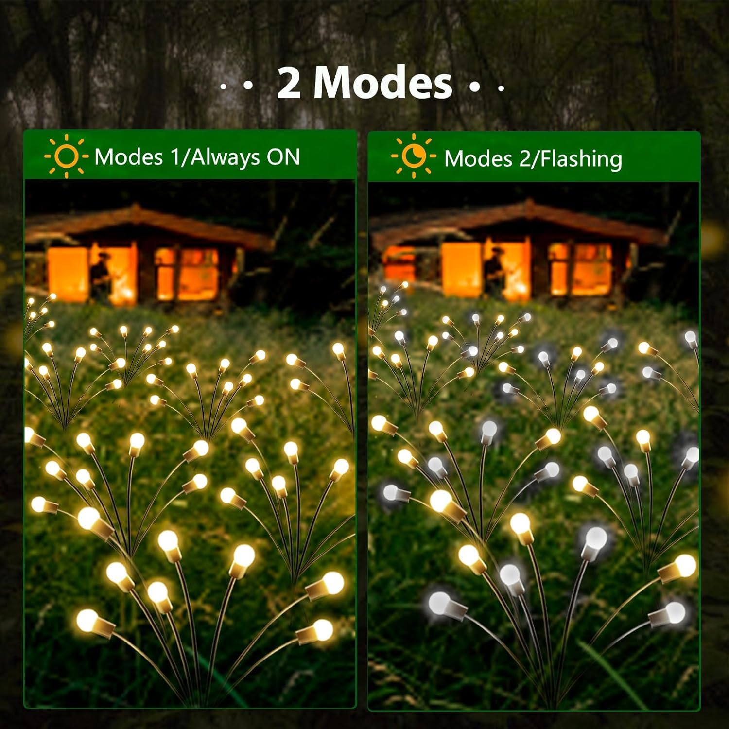 New Upgraded Solar Garden Lights, 10 Pack Solar Firefly Lights Outdoor, Solar Swaying Lights, Waterproof Solar Outdoor Fairy Lig