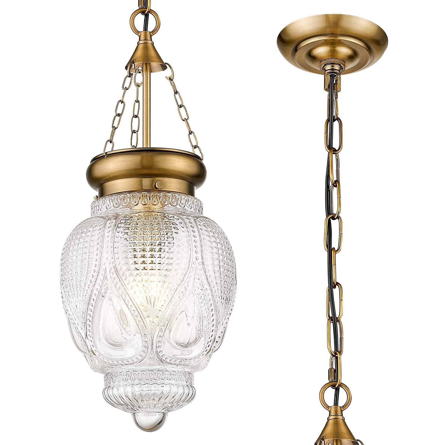 Farmhouse Pendant Light, Vintage Brass Gold Pendant Lights Kitchen Island, Pendant Lighting For Island, Kitchen Island Lighting