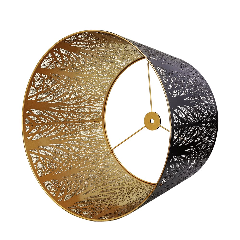 Metal Etching Process Large Lamp Shades, Alucset Drum Big Lampshades For Table Lamp And Floor Light, Sky Stars Design, 12X14X10