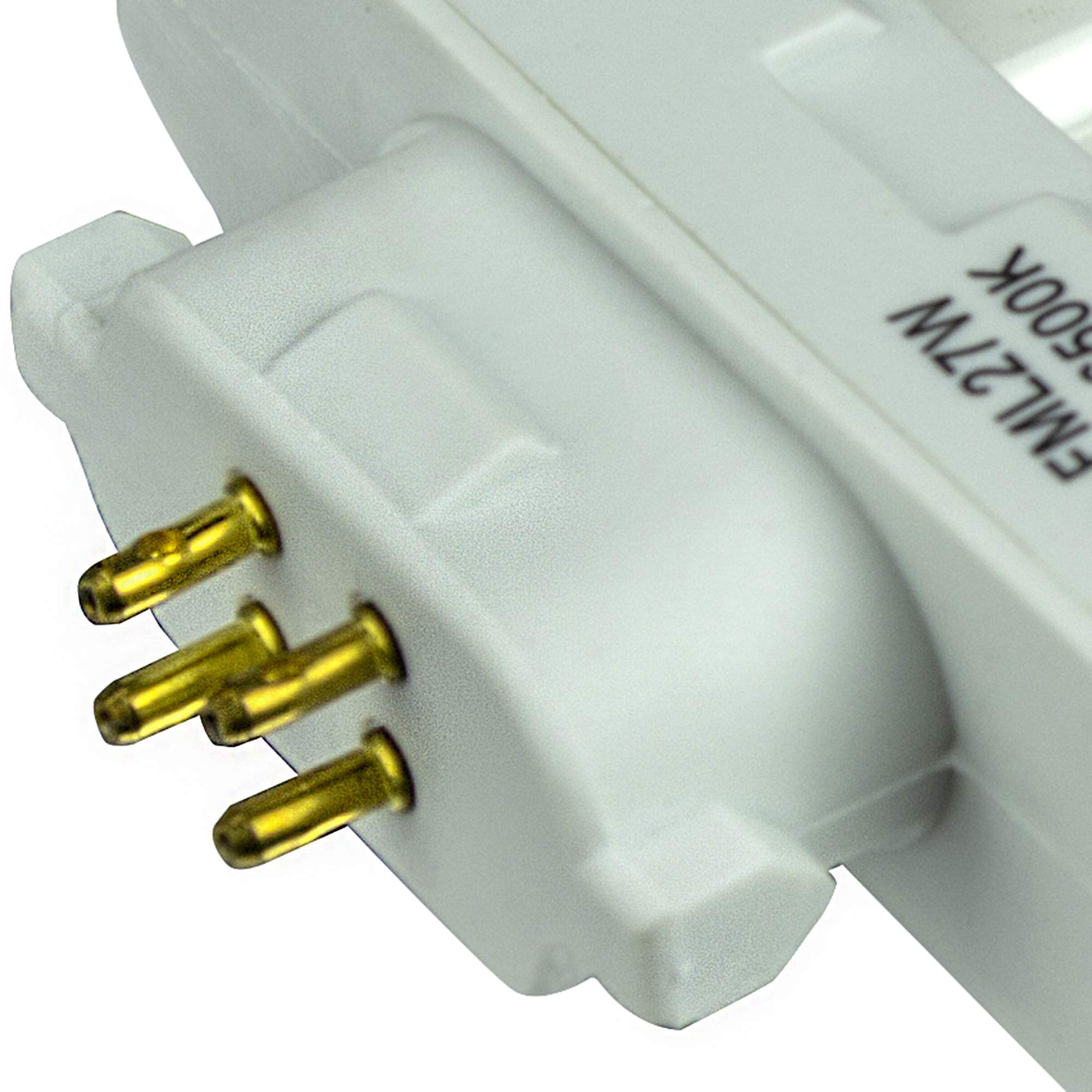 Mygift Fluorescent Light Bulb 4 Pin 6500K 27 Watt With Quad Tubes Gx10Q-4 Base, Replacement Bulb For Light Of America Lamps