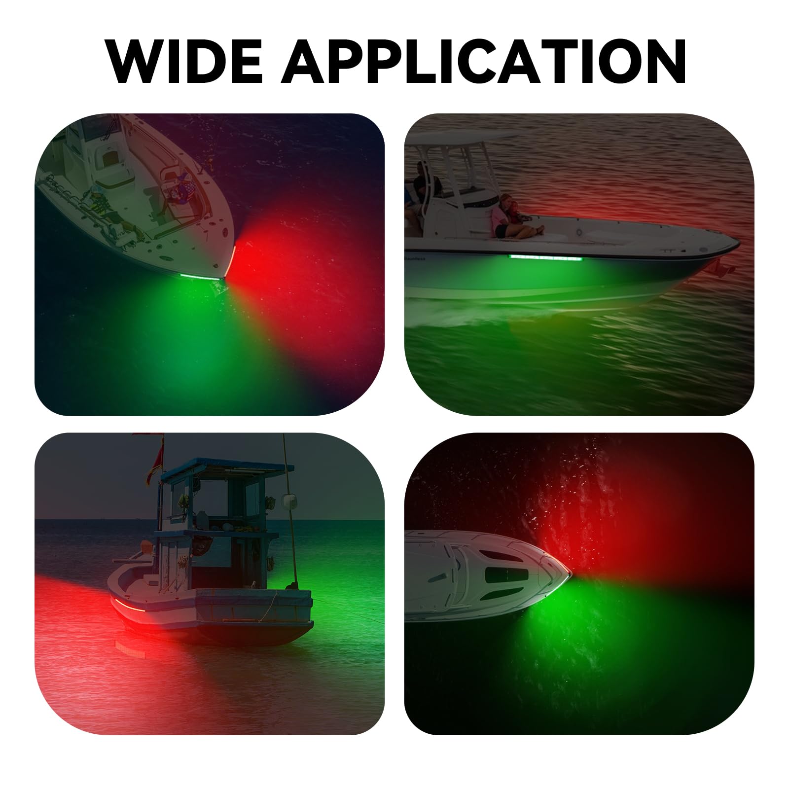 Uliteco Boats Navigation Lights Navigation Lights For Boats Led Waterp ...
