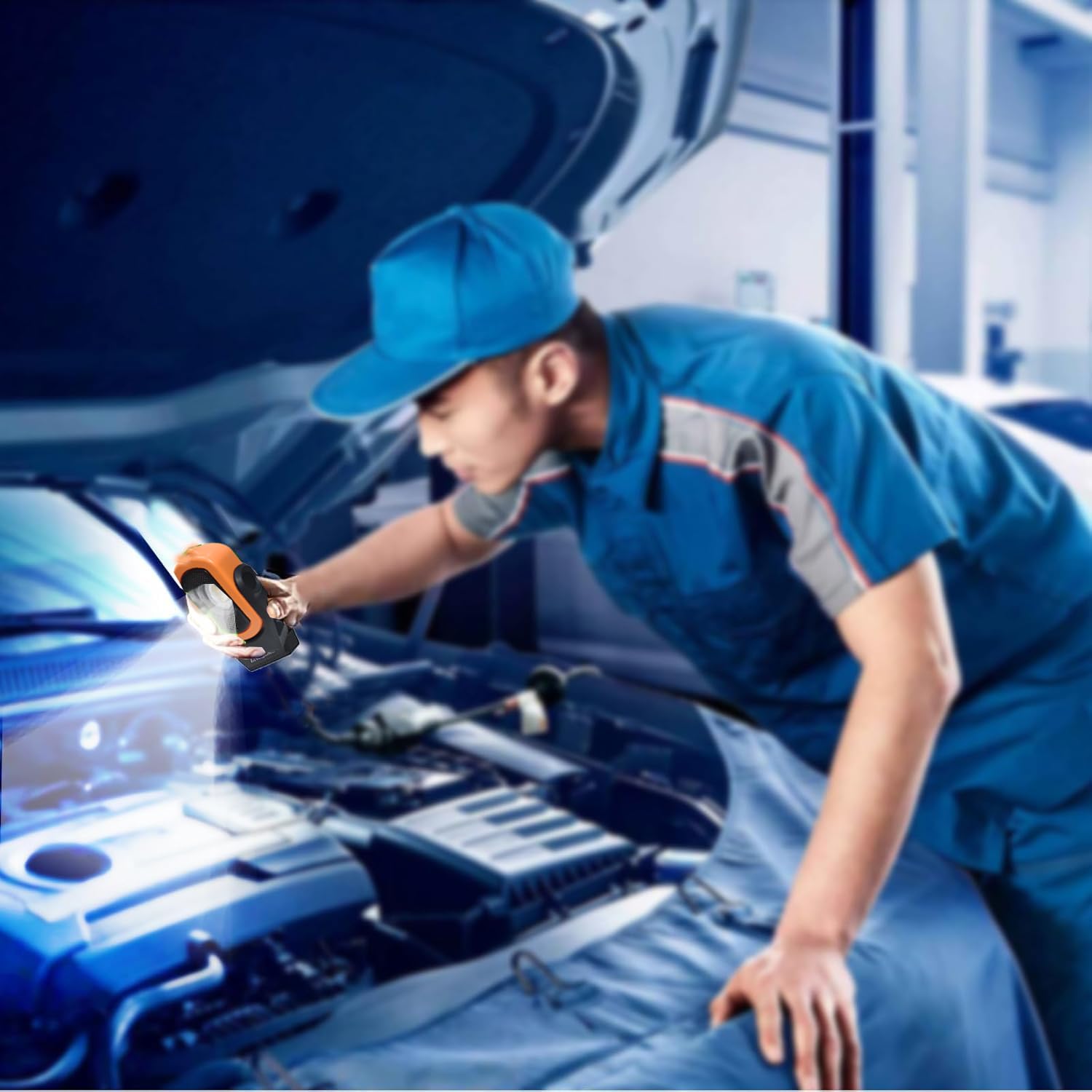 Zasleme Upgrade 780 Lumens Little Cyclopia Led Rechargeable Work Light,Magnetic Light Rechargeable,Usb-C Magnet Lights Rechargea