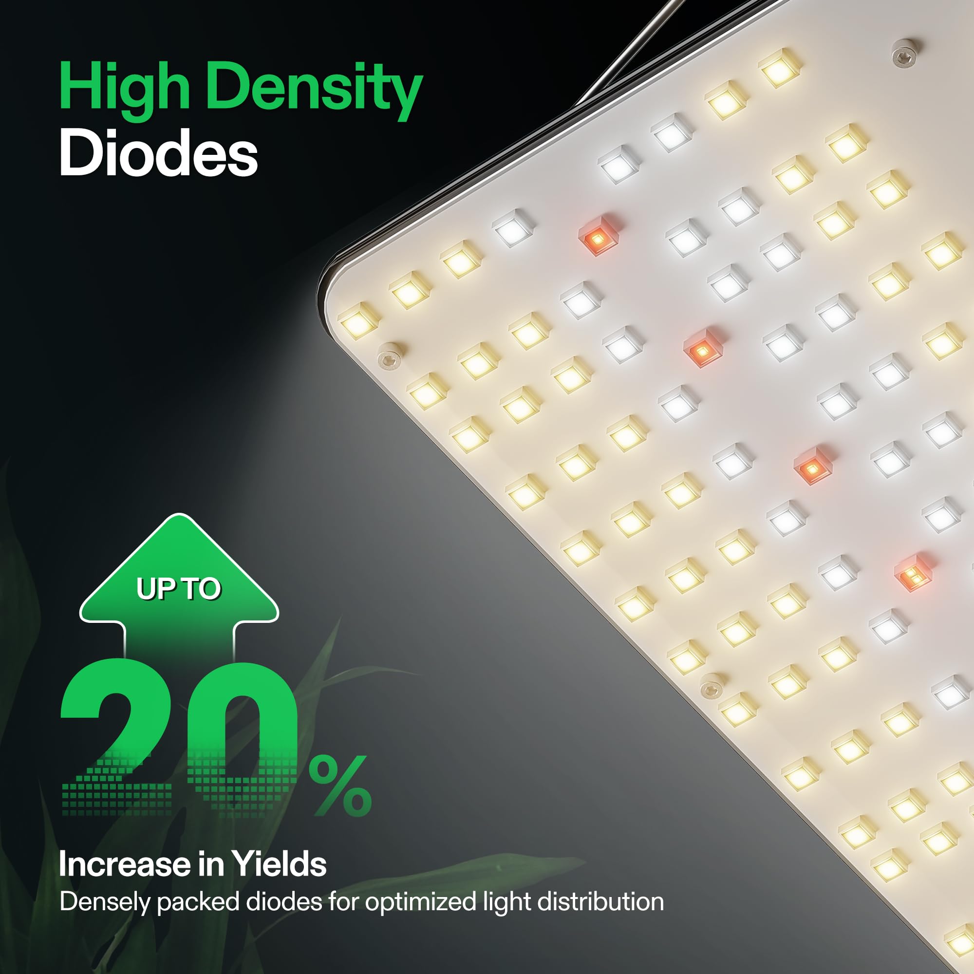 Vivosun Vs2000 Led Grow Light With Samsung Lm301 Diodes & Brand Driver Dimmable Lights Sunlike Full Spectrum For Seedling Veg & Bloom Plant Grow Lamps For 4X2/3X3 Grow Tent