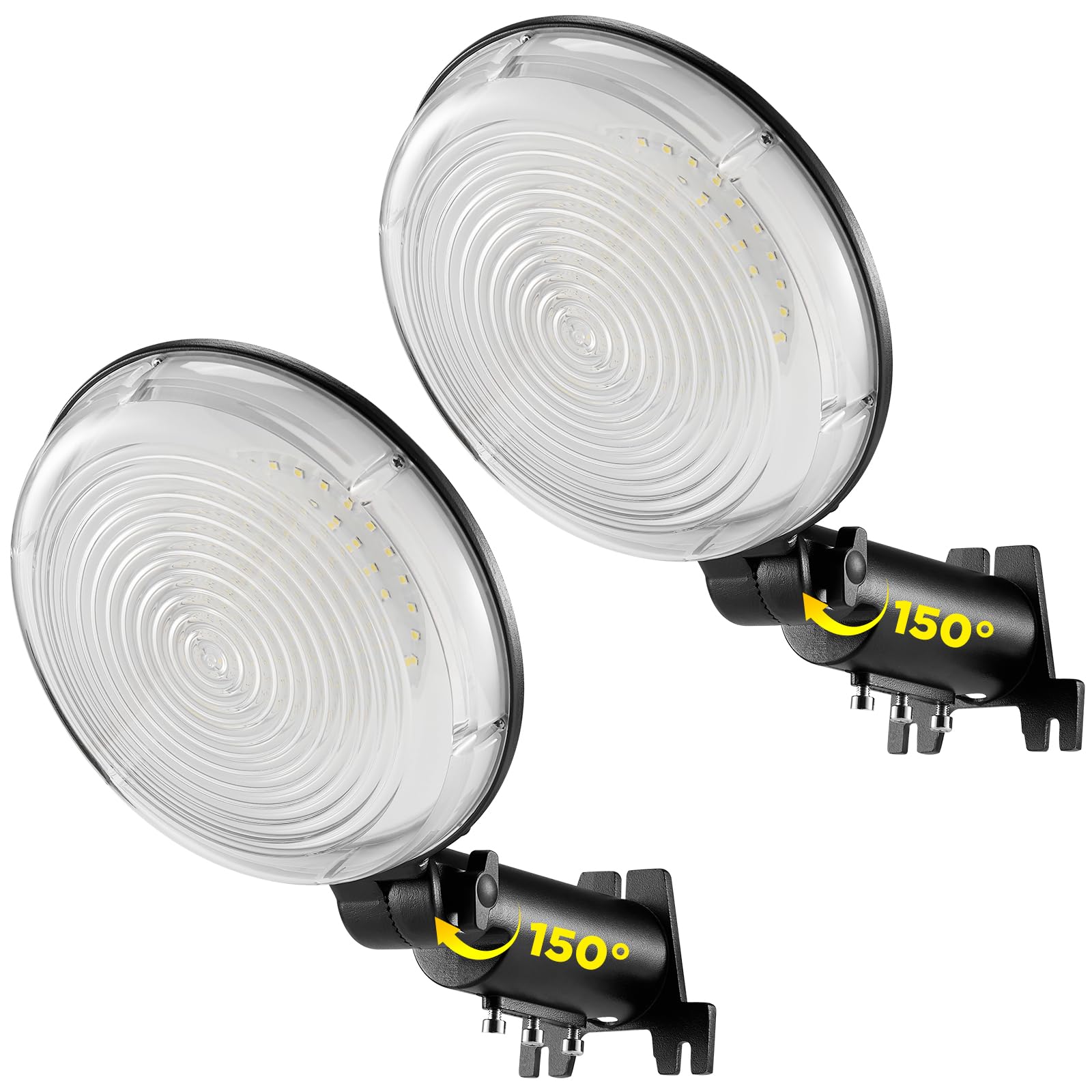 WILLGOTOP 2 Pack LED Barn Light, 150W 21000LM Dusk to Dawn Outdoor Lighting, Yard Lights, 6500K Daylight, Outdoor Security Light