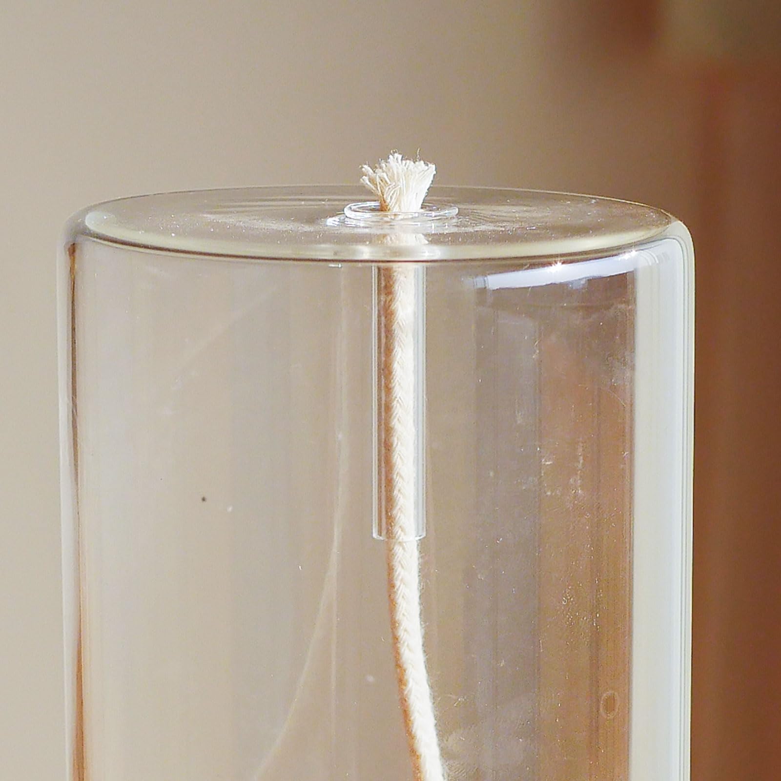 Gxfccyxt 5 Pieces Glass Tube Holder Wick Replacement Cotton Torch Wicks With Glass Tube Holder And Oiling Funnel For Small Oil Lamp Alcohol Or Diy Oil Lamps Burner