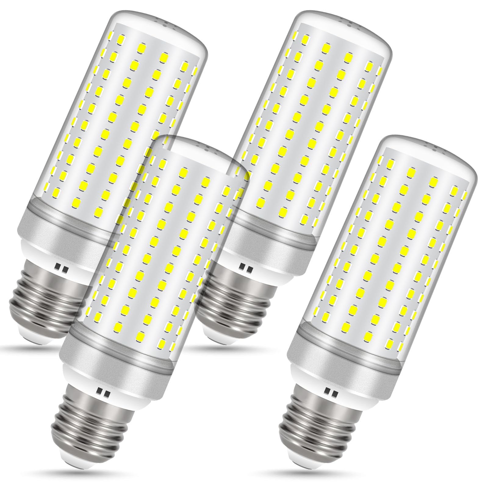 E26 Led Bulbs, 30W Led Light Bulbs Equivalent 250W, 6000K Daylight White, Not Dimmable,Ac 85-265V, E26 Light Bulbs (4 Pack)