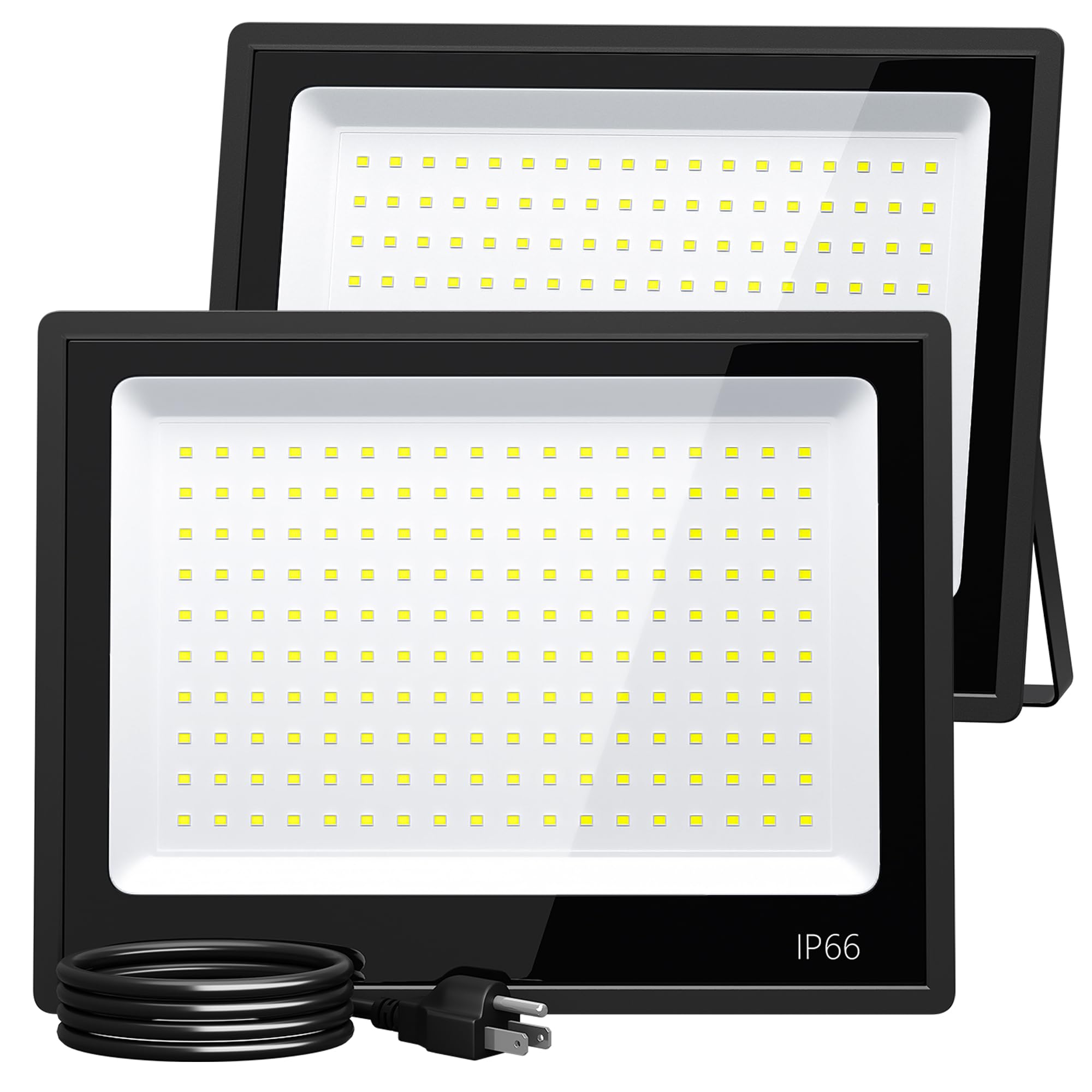 XXBSAZ LED Flood Light Outdoor, High Power Commercial Work Light, IP66 Waterproof, 6500K Daylight, Security Stadium Lights for P