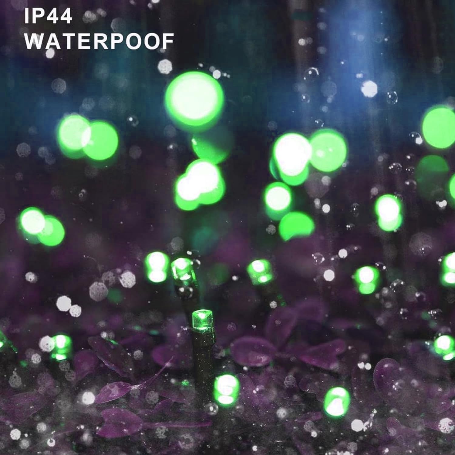 Fullbell Green Lights St Patricks Day Decorations 33Ft 100 Led Outdoor Indoor String Lights Memory Function 8 Modes Extendable For Xmas Tree Party Wedding Garden Yard Decoration (Green)