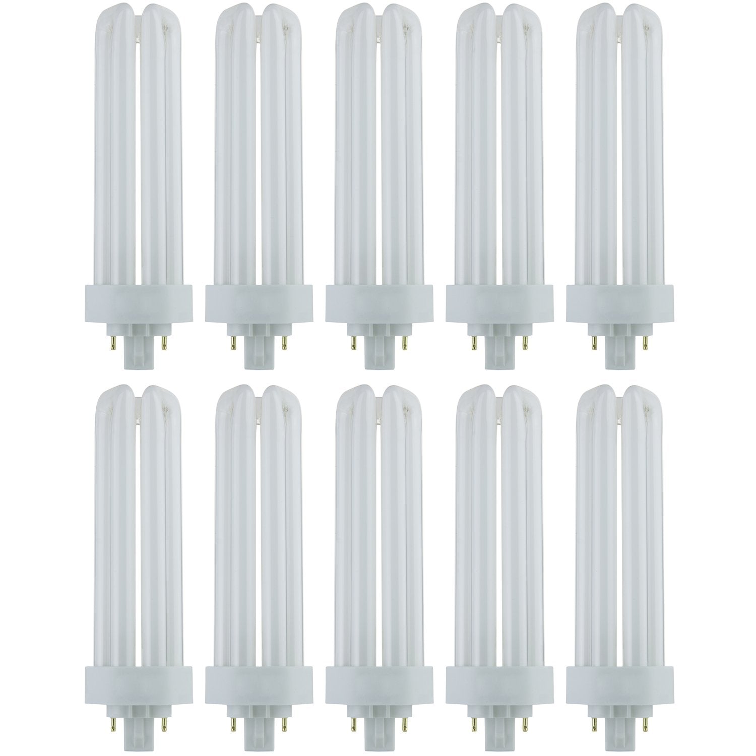 Sunlite PLT42/E/SP41K Compact Fluorescent Plug-in Triple Tube Light, 42 Watts, 4-Pin GX24Q4 Base, 3200 Lumens, 4100K Cool White,