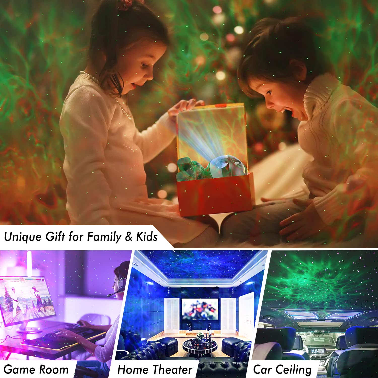 Astronaut Star Projector, Kids Night Light, Nebula Projector Light. Galaxy Bedroom Projector, Adult Playroom/Home Theater/Ceilin