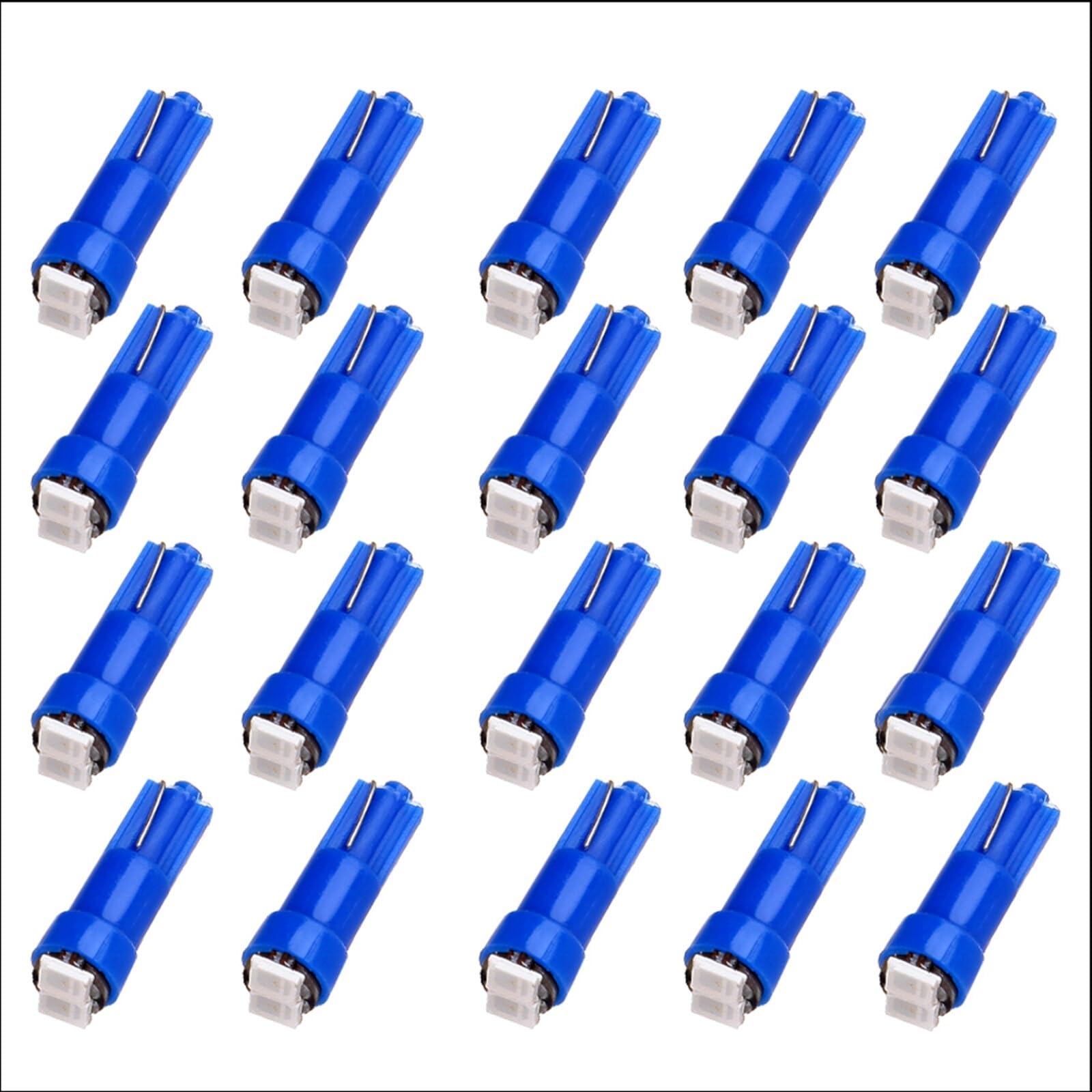 cciyu T5 58 70 73 74 Instrument Panel Gauge Cluster Dashboard LED Wedge Light Bulb,20Pack