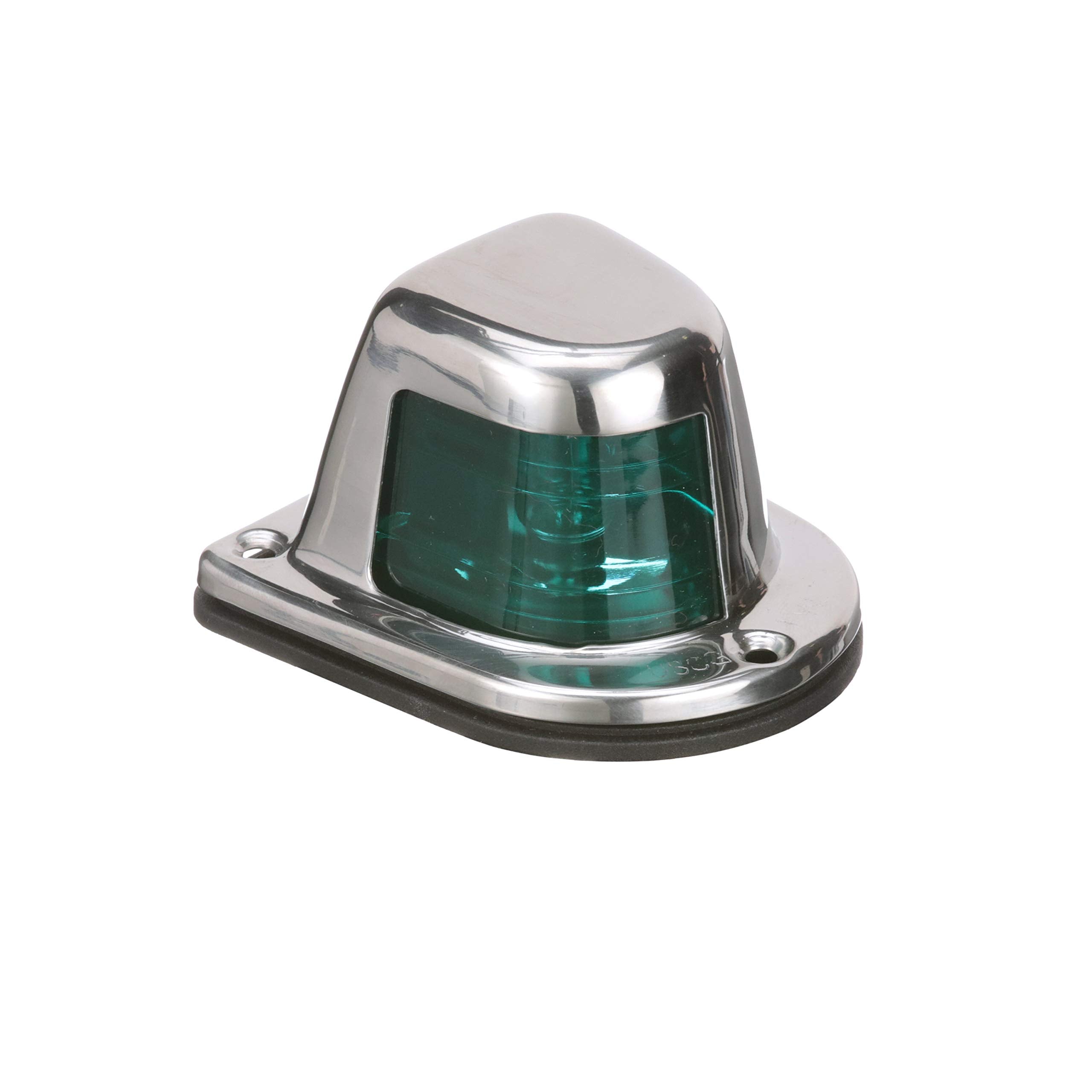 Attwood 66319G7 Sidelights, Stainless Steel Housing, Deck Mount, 1-Mile Visibility, 12V, One Size