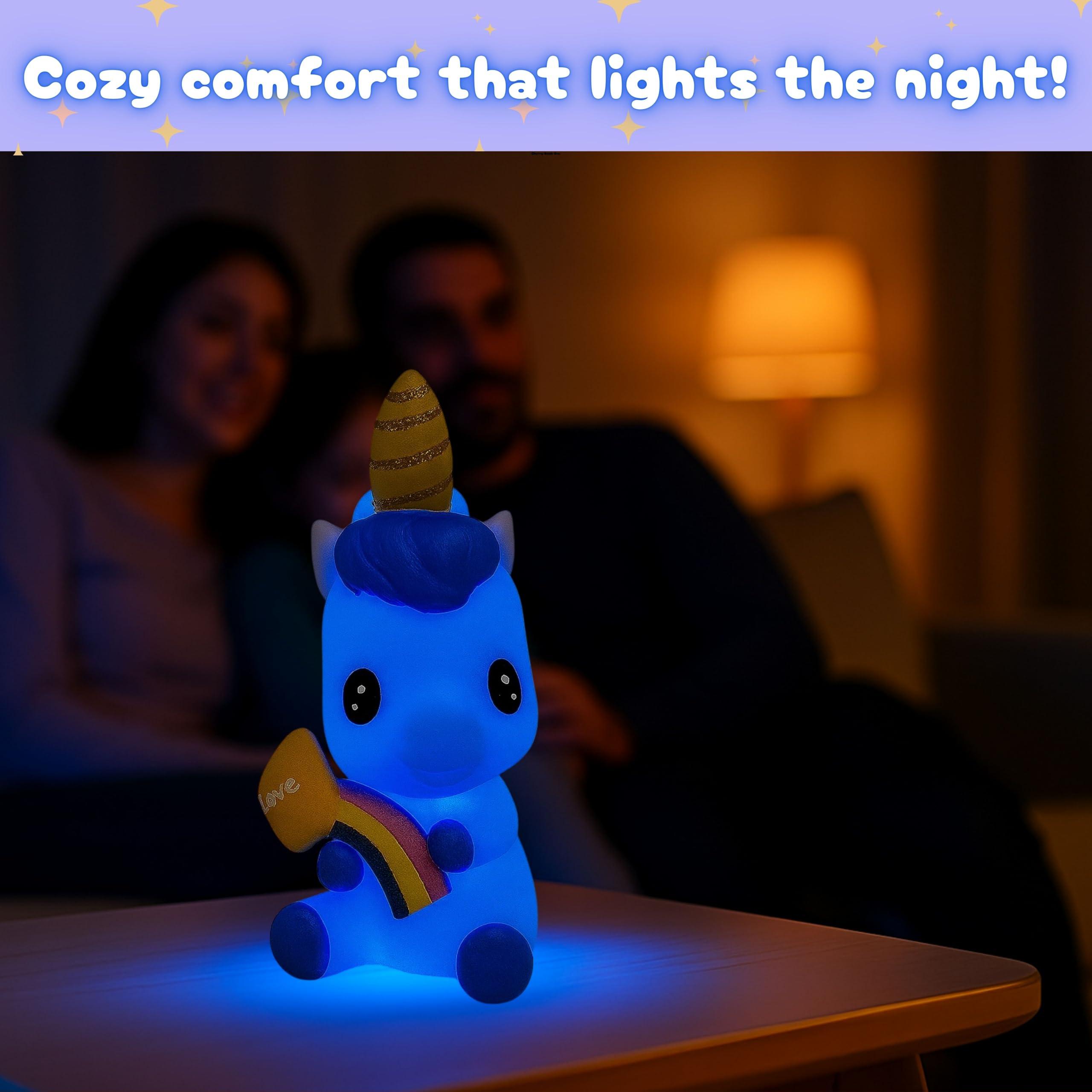 Beeblosie discomfort-reducingt Your Own Unicorn Night Light Kit For Kids Ages 4-8 - Diy Color-Changing Led Lamp Craft Set With discomfort-reducingts  Brushes  Gems & Glitter - Creative Arts & Crafts Gift For Girls