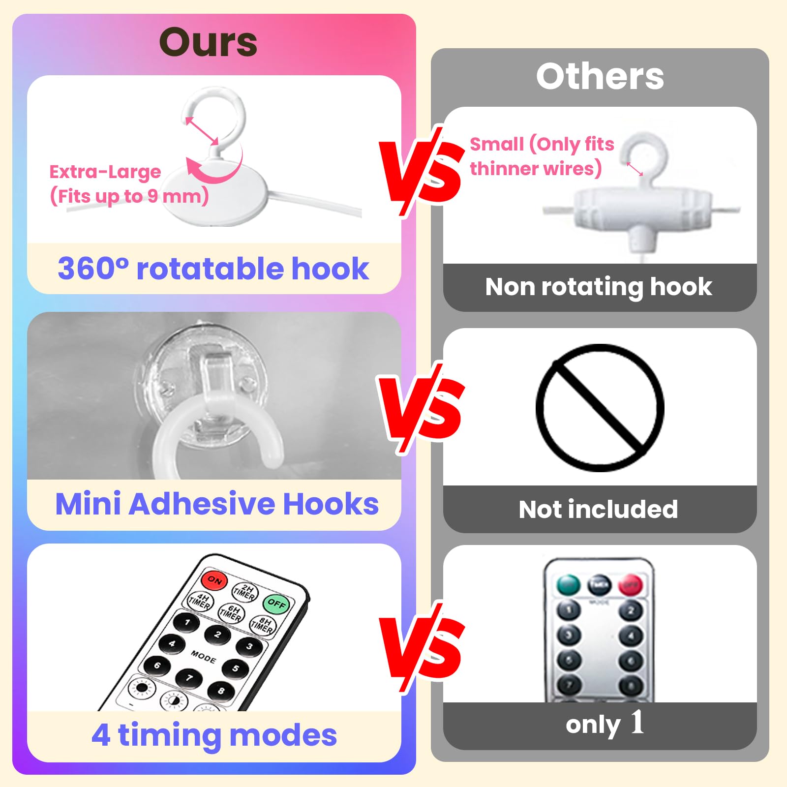 HXWEIYE 300LED Multicolor Fairy Curtain Lights with Remote, 8 Modes, Timer, 9.8x9.8Ft, USB Plug, Silver Copper Wire