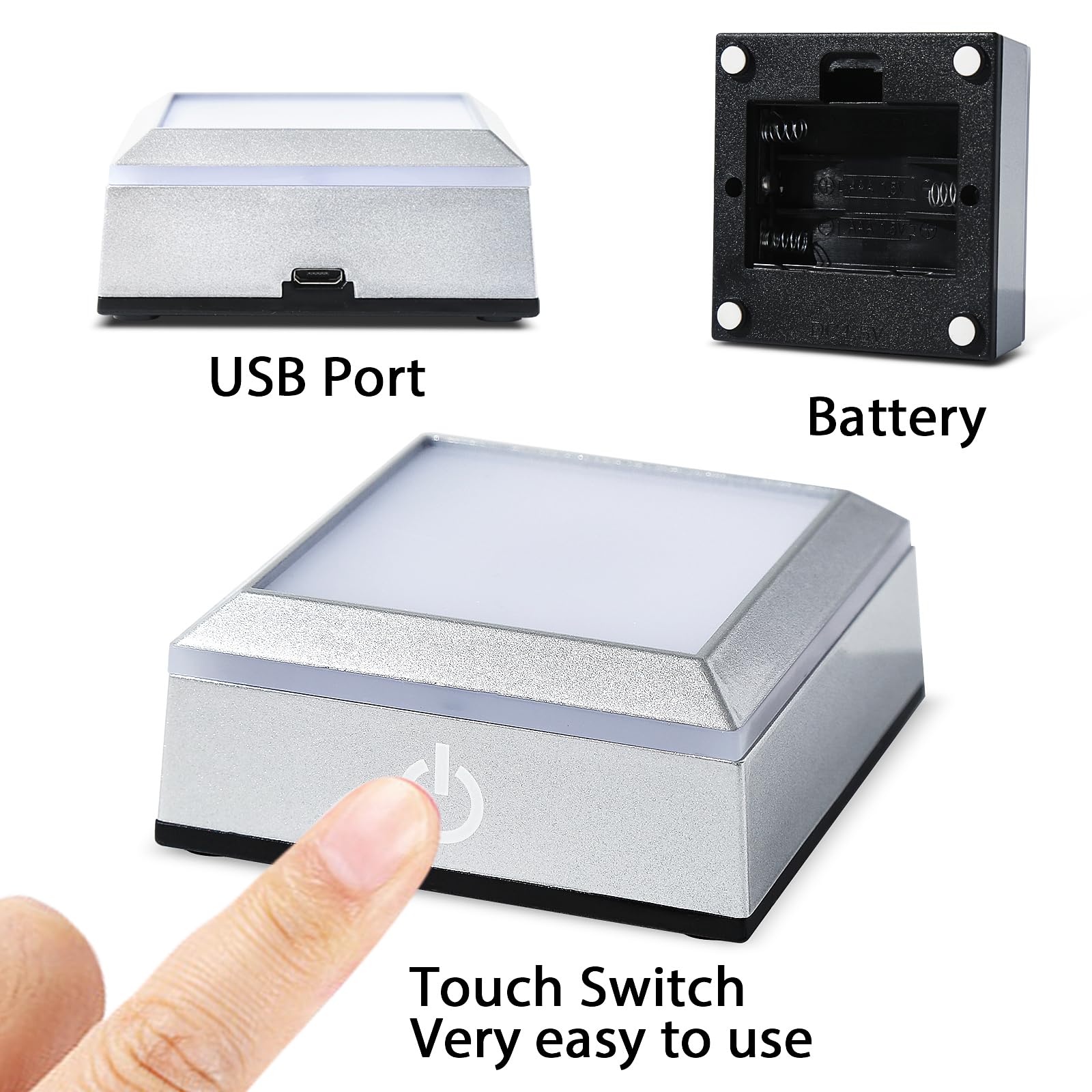 Hochance 3D Butterflyrose Crystal Multicolor Nightlight - I Love You Decolamp,Perfect Valentines Gift Ideas For Her My Girlfrien