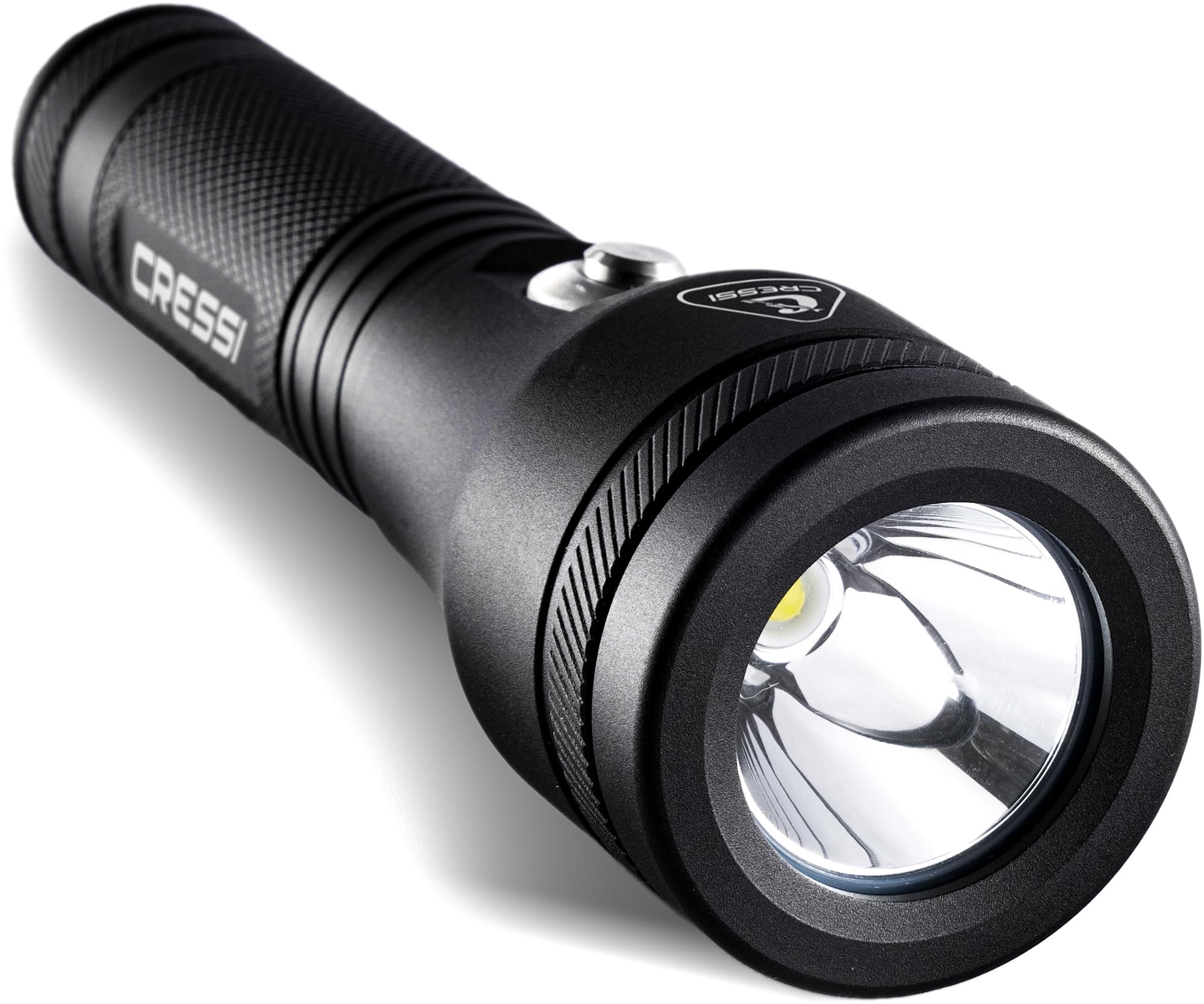 Cressi Underwater Torch for Brightening and Enhancing Underwater Views- Durable and Lightweight, Astra, Black, 1200 lm