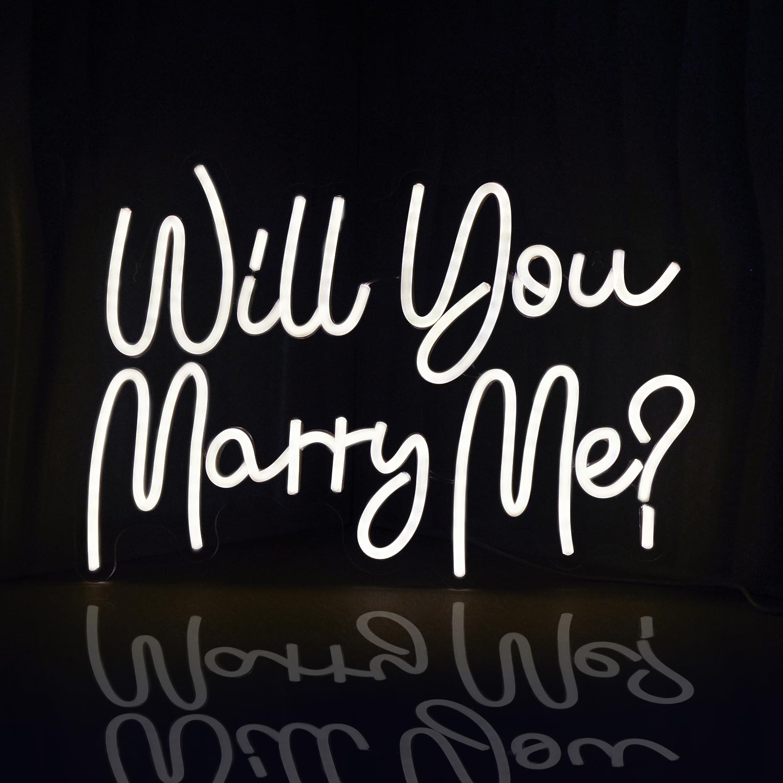 Will You Marry Me Neon Signs For Wall Decor Warm White Led Light Sign For Room Decor Light Up Sign For Birthday Party Wedding Decoration Usb Powered