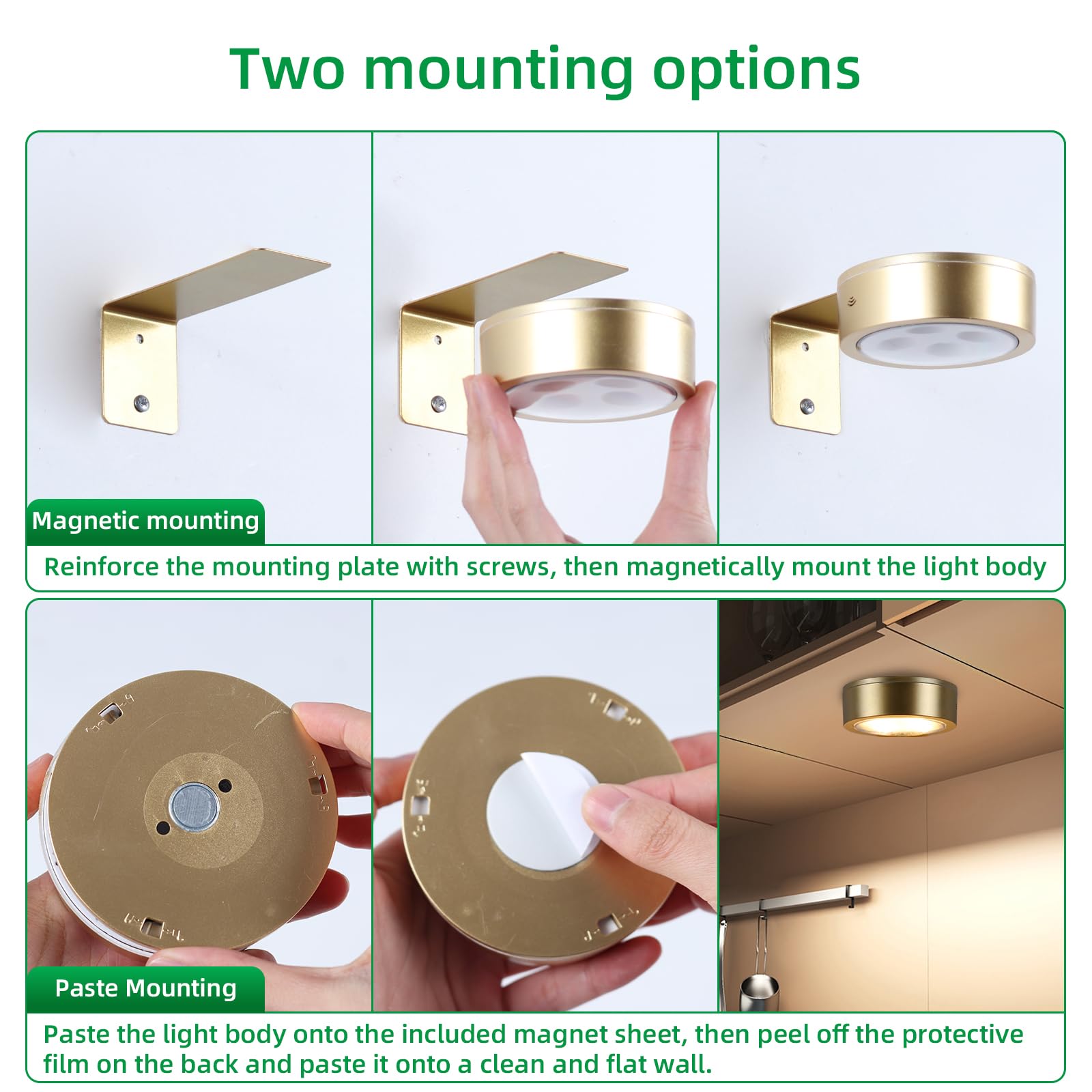 4 Pack Wireless Picture Lights For Wall,Rechargeable Picture Light Battery Operated With Remote,Dimmable Painting Light For Art