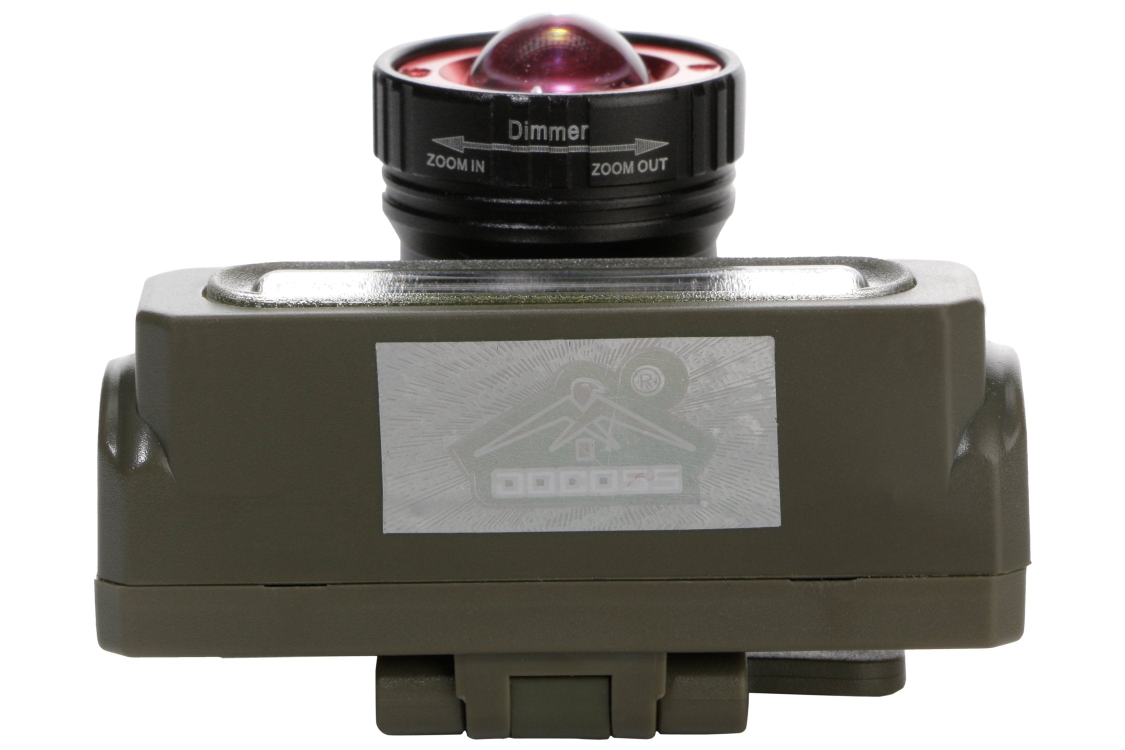DOCOSS-2 in 1 -Zoomable Ultra Bright Waterproof Cree Rechargeable Headlamp Headlight Head torch Weatherproof LED Flash Light Spo