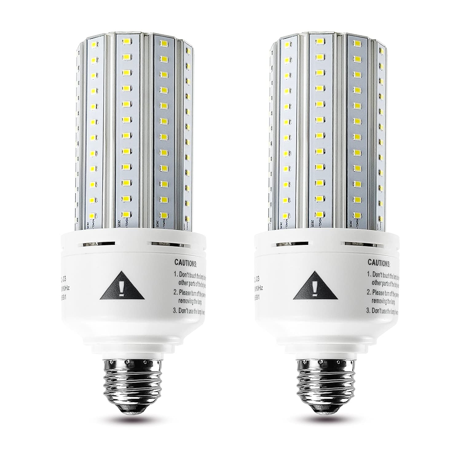 Zp 2 Pack Led Light Bulb 500W Equivalent 7500 Lumen 5000K E26/E27 Medium Base 60W Led Bulb For Outdoor Indoor Lamp Area Garage W
