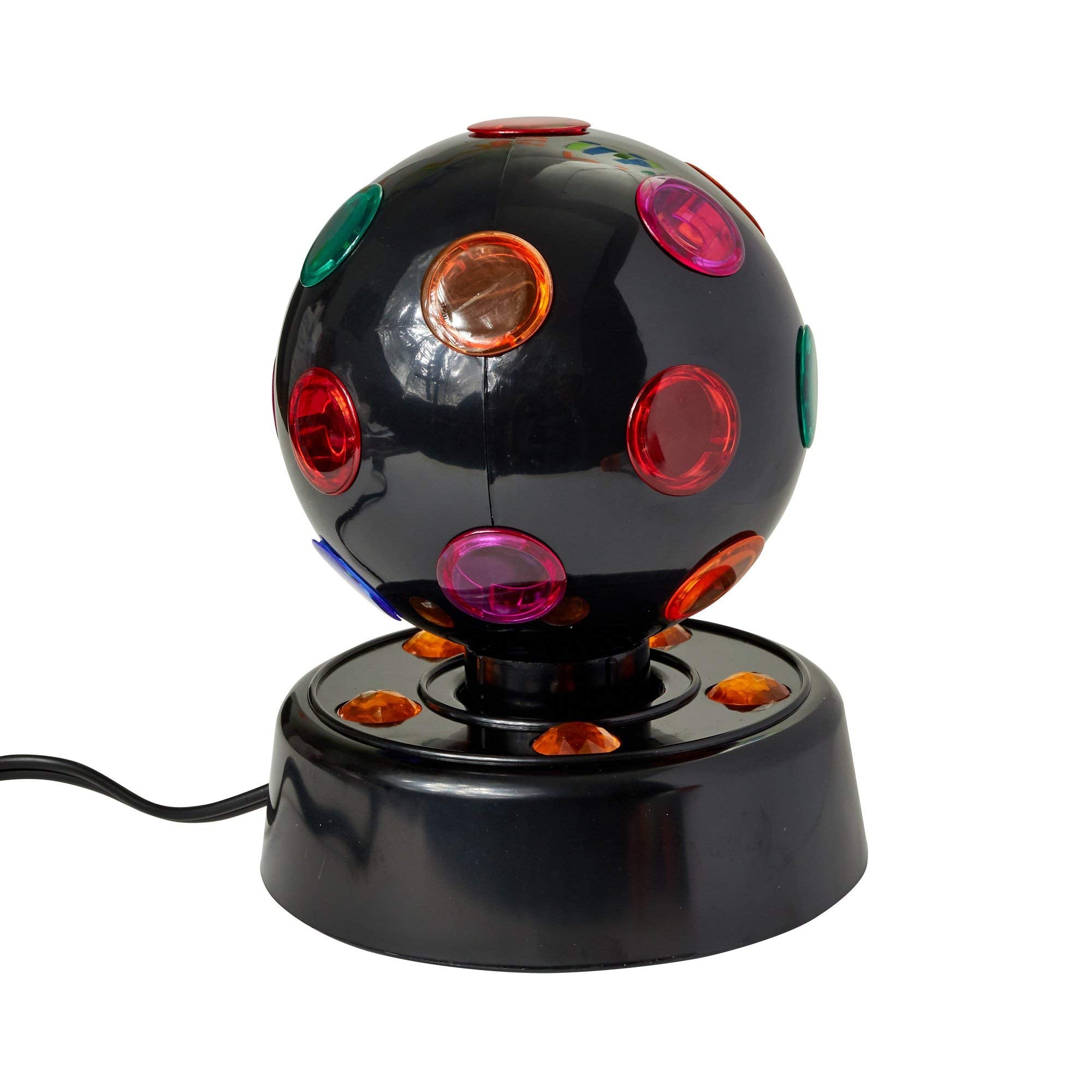 Kicko 7 Inch Disco Light - LED Multi-Colored Revolving Lighting Ball - Perfect for Home and Party Decorations, Stage Lights, Rav