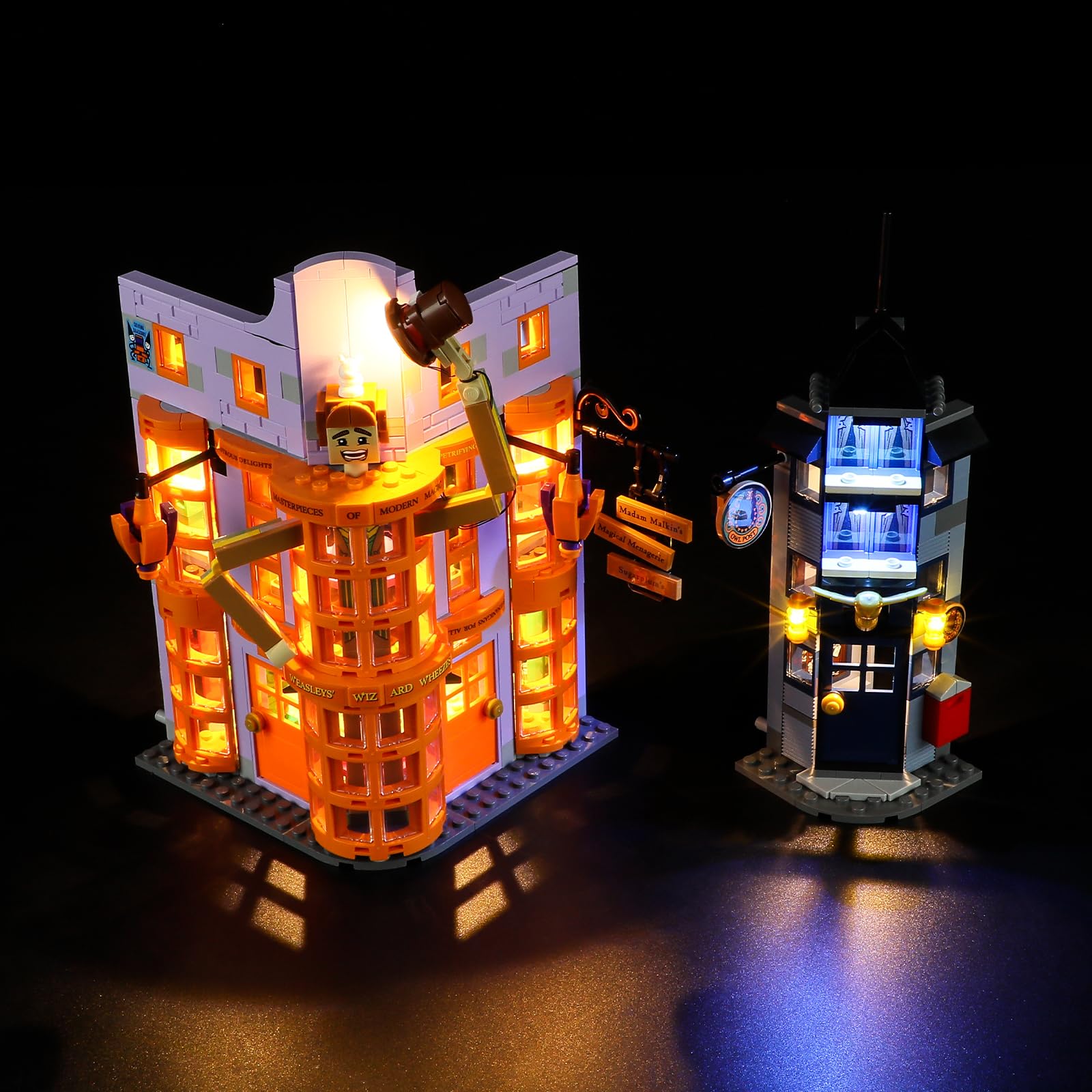LIGHTAILING LED Lighting Kit for Lego 76422 Diagon Alley Weasleys Wizard Wheezes - Orange