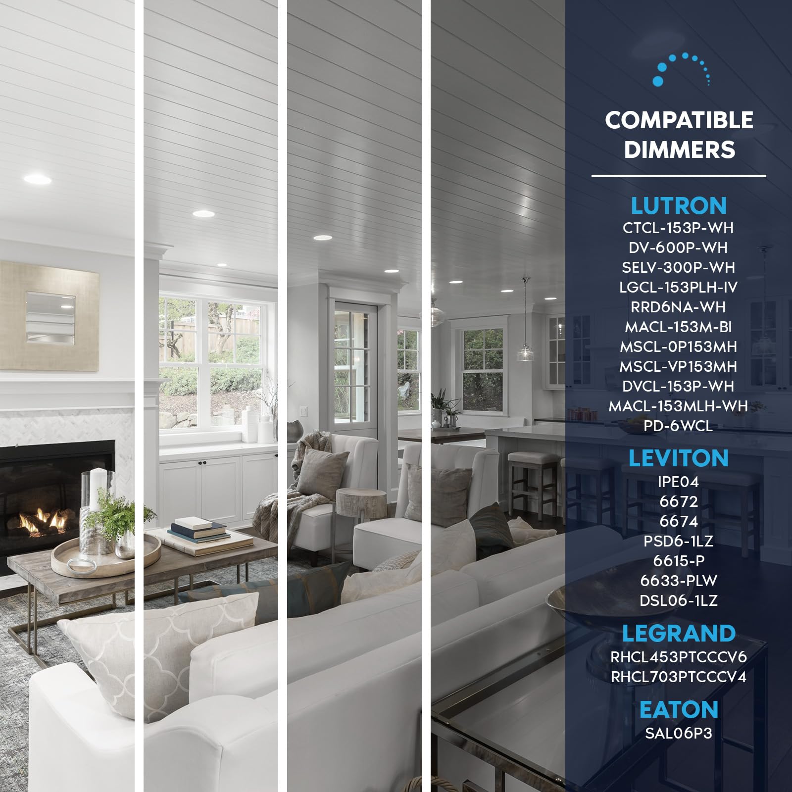 LUXRITE BR20 LED Bulb 6.5W, 4000K Cool White, Dimmable, 460 Lumens, Energy Star, 12 Count, R20 Flood