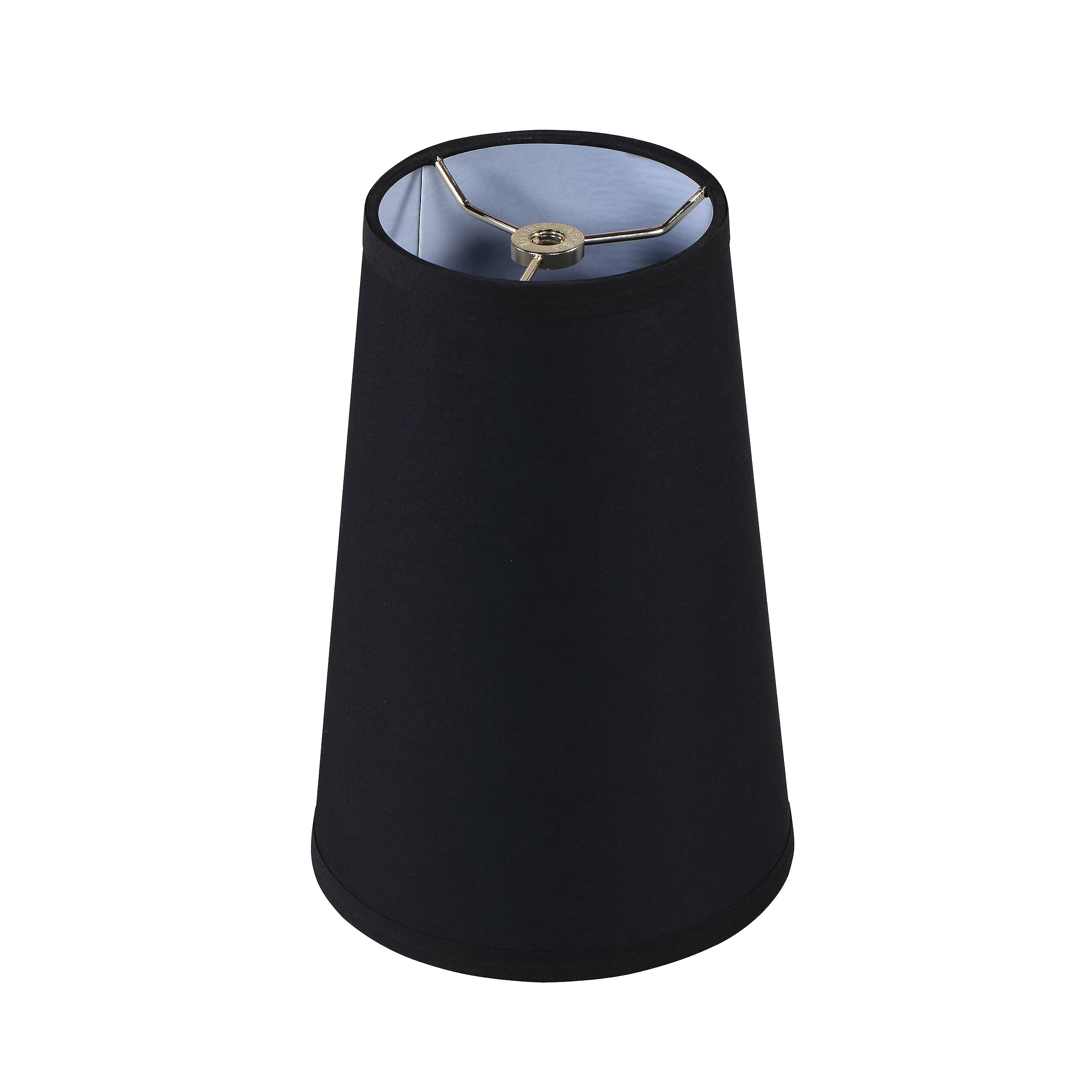 Aspen Creative 32166 Transitional Empire Shape Spider Construction Lamp Shade in Black, (4 3/4&quot; x 6 3/4&quot; x 10&quot;)