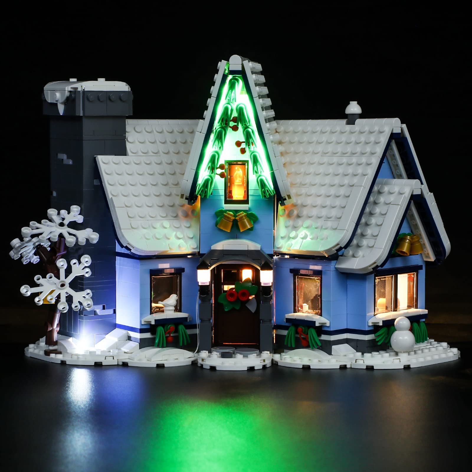 LIGHTAILING Led Light for Lego 10293 Santas Visit Building Blocks Model Remote-Control Version - NOT Included The Model Set