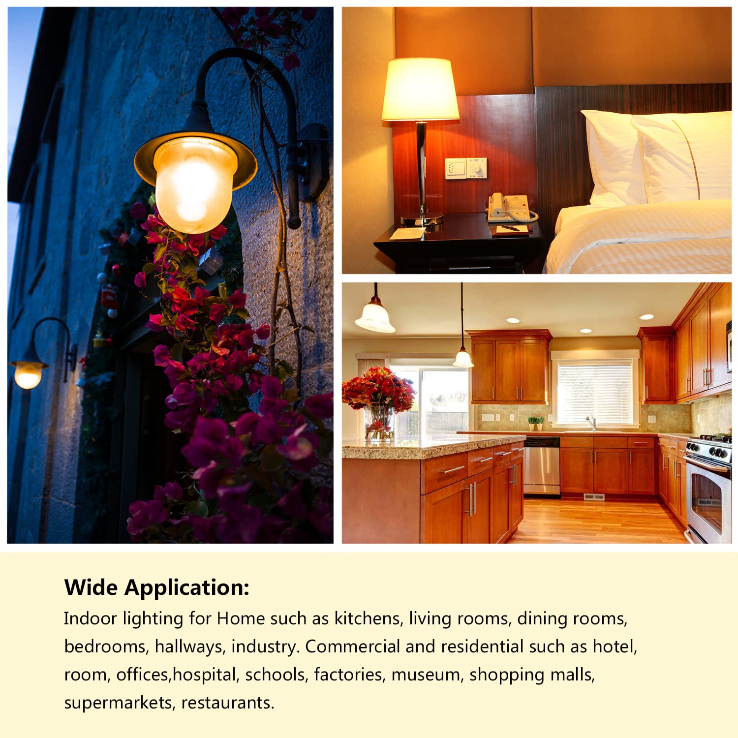 Gezee 25W Led Light Bulb, 200 Watt Equivalent,E26 Led Lamp 2500 Lumens Daylight-White 6000K,Non-Dimmable (3-Pack)