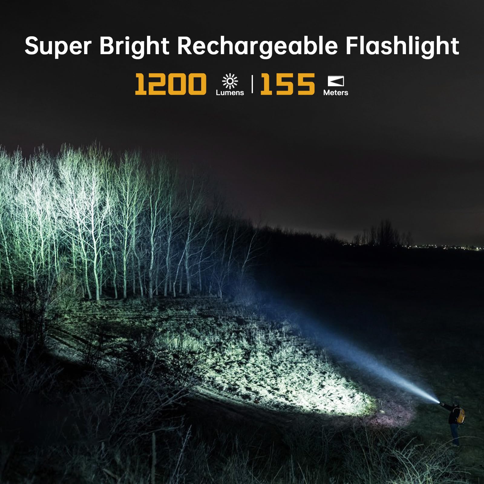 Wurkkos FC11C LED Flashlight - 1200 Lumen, IP68 Waterproof, Magnetic Tailcap, 155M Beam Distance, Green 4000K