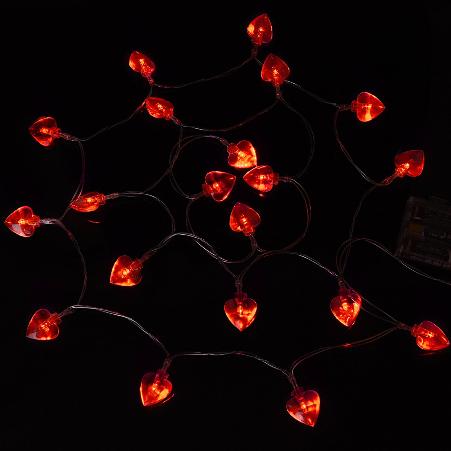 AOSTAR Valentine Lights Heart Shaped String Lights for Mother's and Father's Day, Wedding, Proposal, Birthday and Holidays