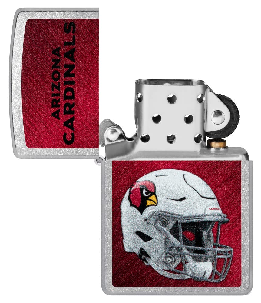 Zippo Nfl Arizona Cardinals Helmet Street Chrome Pocket Lighter