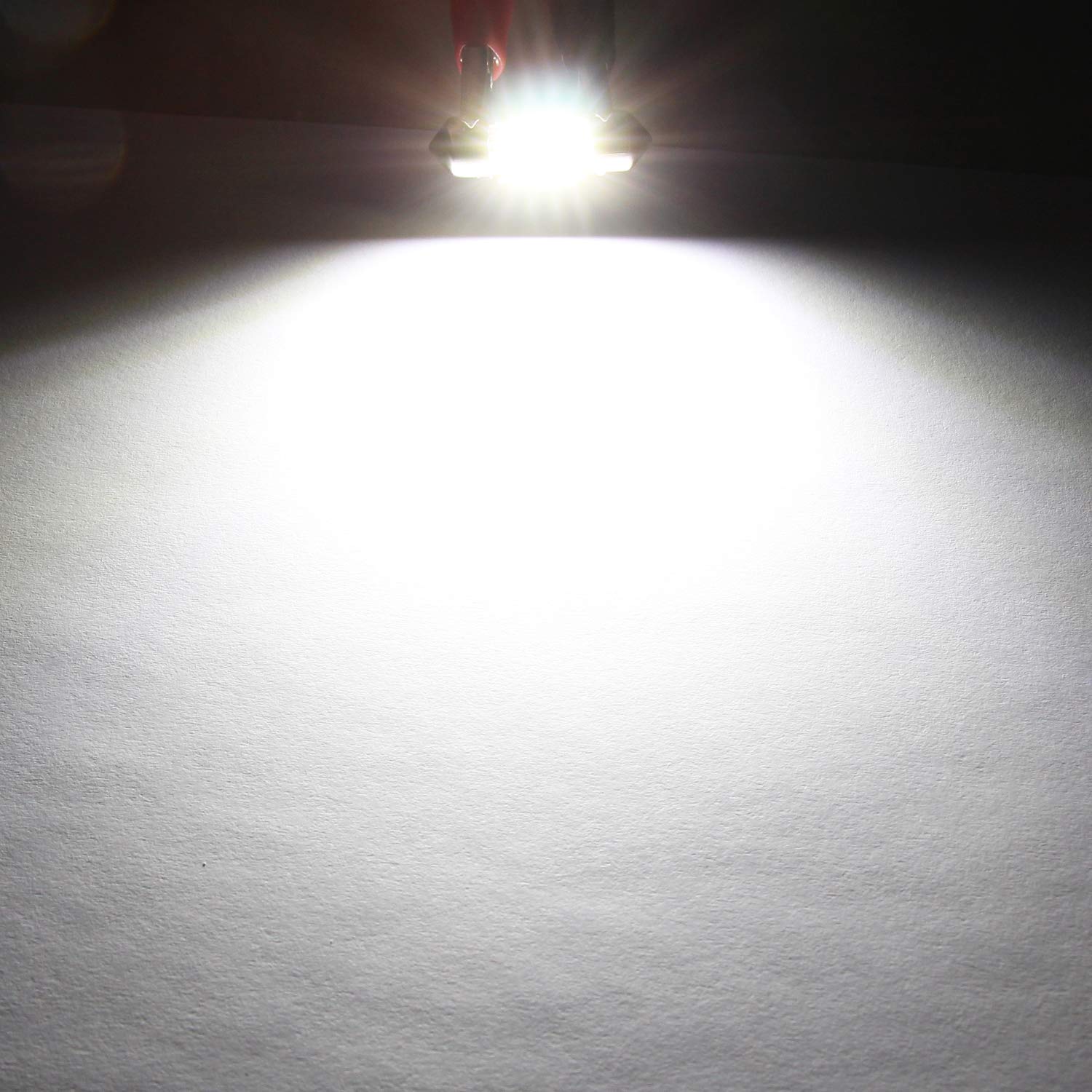 Phinlion Super Bright De3175 Led White Bulb 500 Lumens 3030 6-Smd Festoon 1.25'' 31Mm De3021 De3022 Miniature Led Bulbs For Car