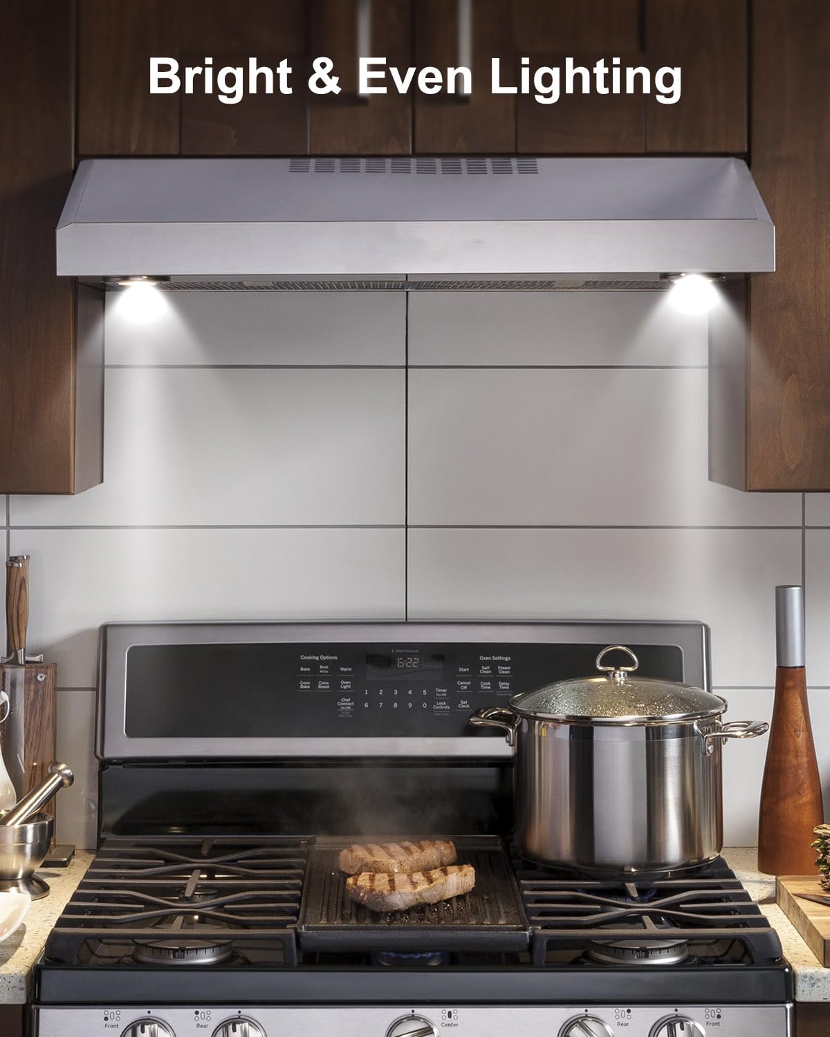 Upgrade 92348 62351 Z0B0011 Range Hood Light Bulbs Fit For Zephyr Dacor Range Hoods, E27 75Mm 120V 5W High Brightnes Led Bulbs,