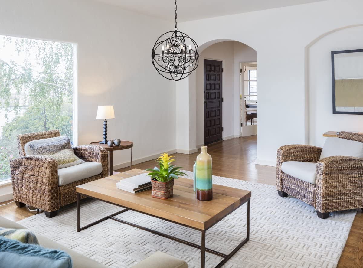 Urban Classic Geneva 6 Light Dark Bronze Chandelier Silver Shade (Grey) Royal Cut Crystal - Finish:Dark Bronze - Finish:Dark Bro