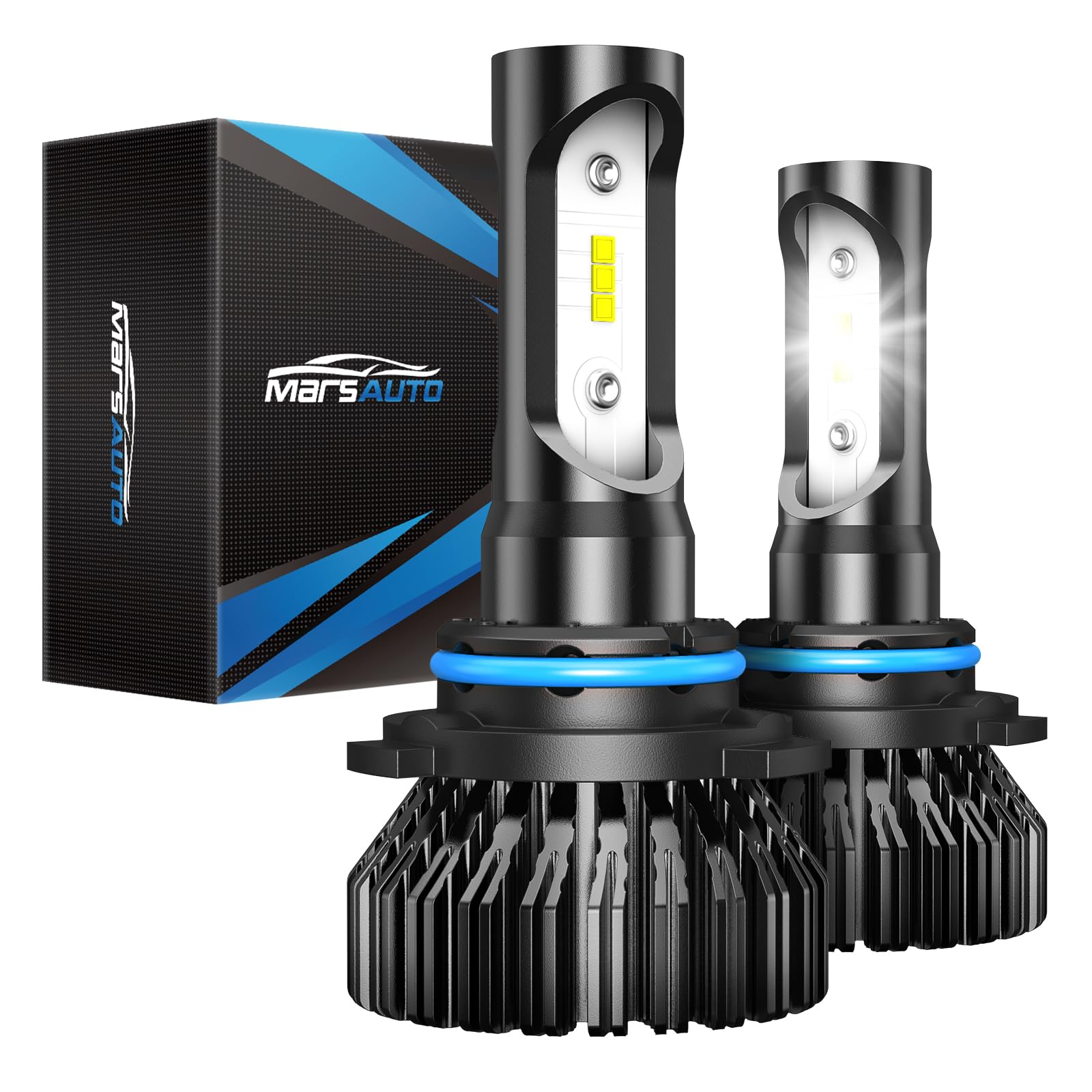 Marsauto 9006 Bulbs Hb4 Hb4U 9006Xs Fog Bulb, 12 Csp Chips Cool Bright, Pack Of 2