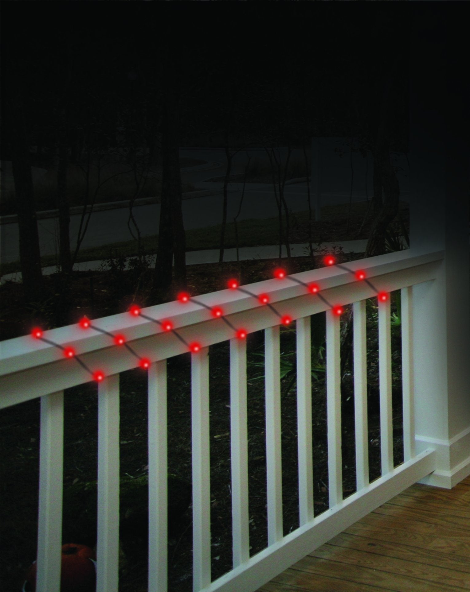 IdeaWorks Outdoor Solar String LED Lights (red)