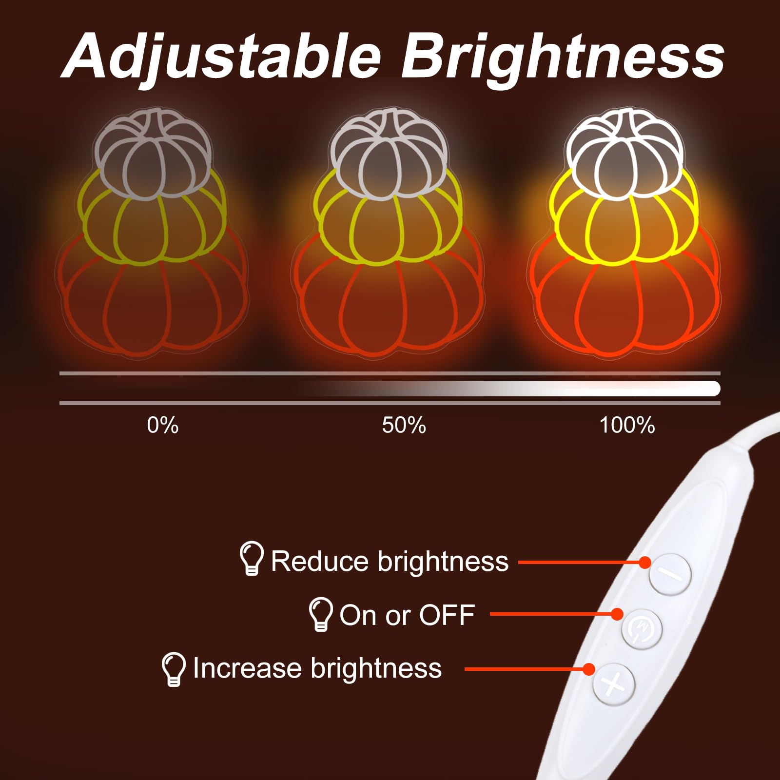 Halloween Pumpkin Led Neon Sign  Wall Decor For Bedroom & Party  Halloween Party Decor Led Lights  Kids Room Neon Light Sign Usb Powered For Halloween Bedroom Gaming Room Man Cave Bar Birthday Gifts