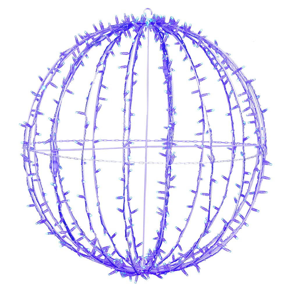 480Lt x 40&quot; Blue Twinkle Led Sphere