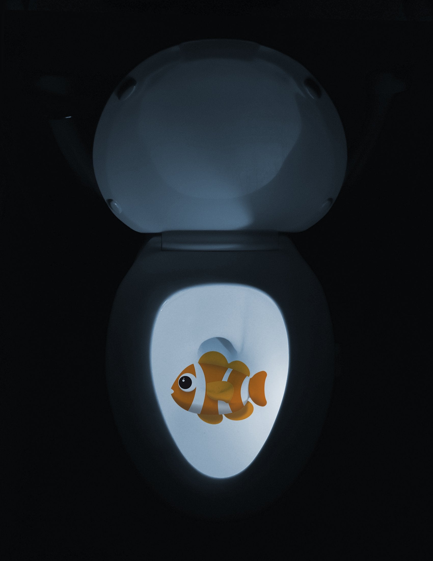 Illumibowl Toilet Projector Night Light- Motion Activated Image Projector Light