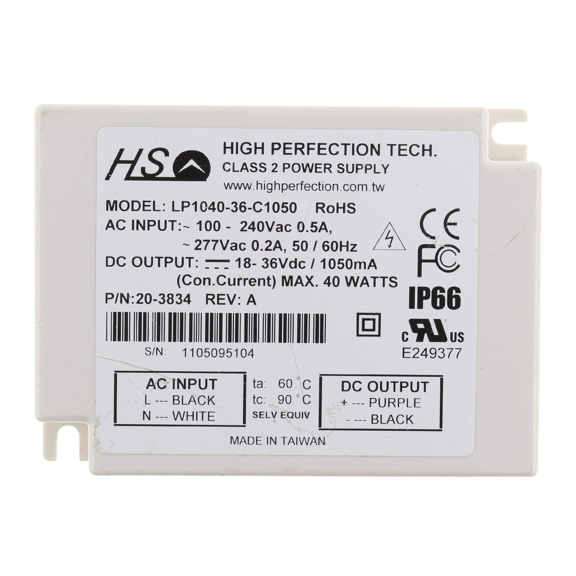 High Perfection Magtech Lp1040-36-C1050 Led Driver 1050Ma Constant Current 40W