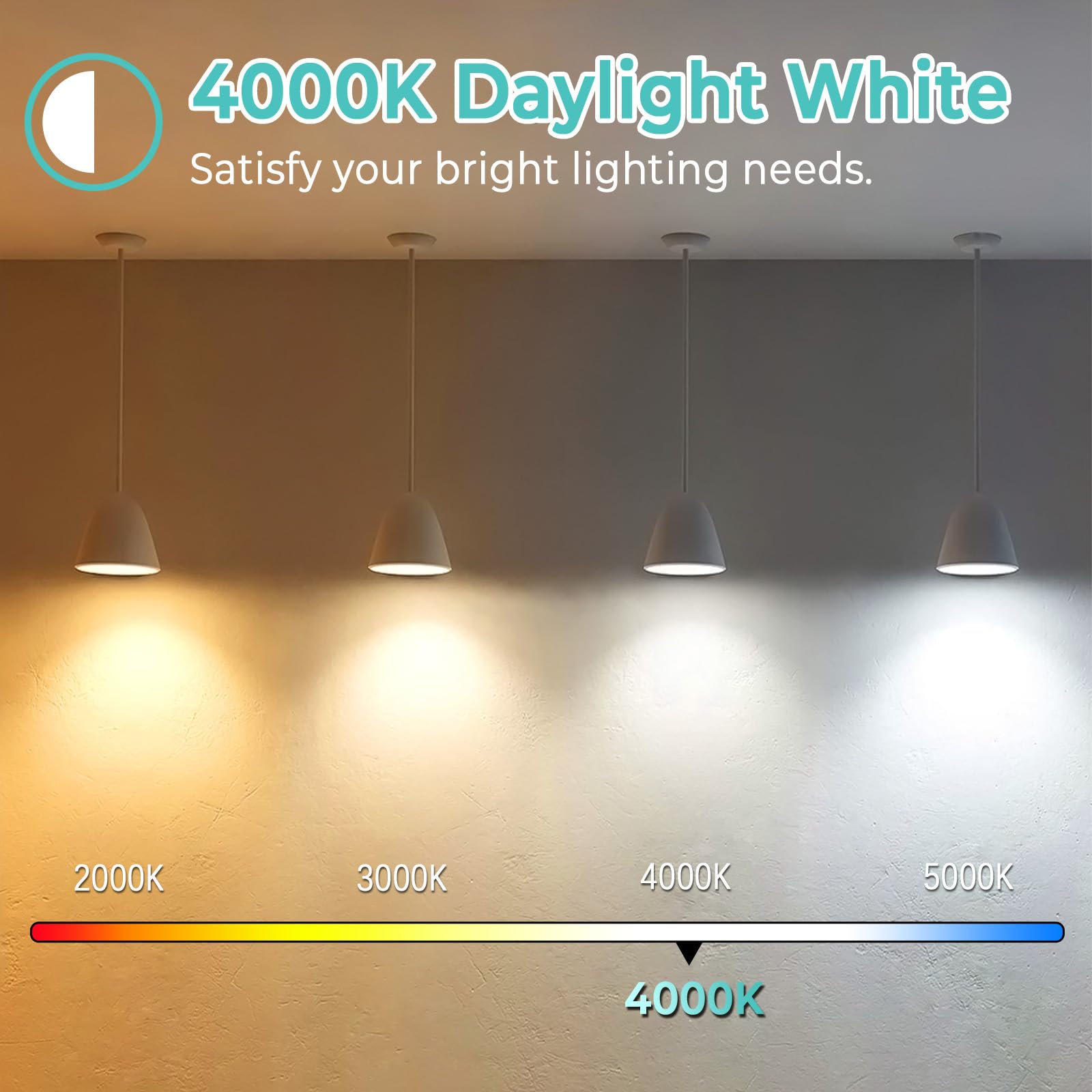 Brightever E26 Led Edison Bulbs 60 Watt Equivalent, 6W St58 Super Bright 4000K Neutral Daylight White Vintage Bulbs, Clear Glass