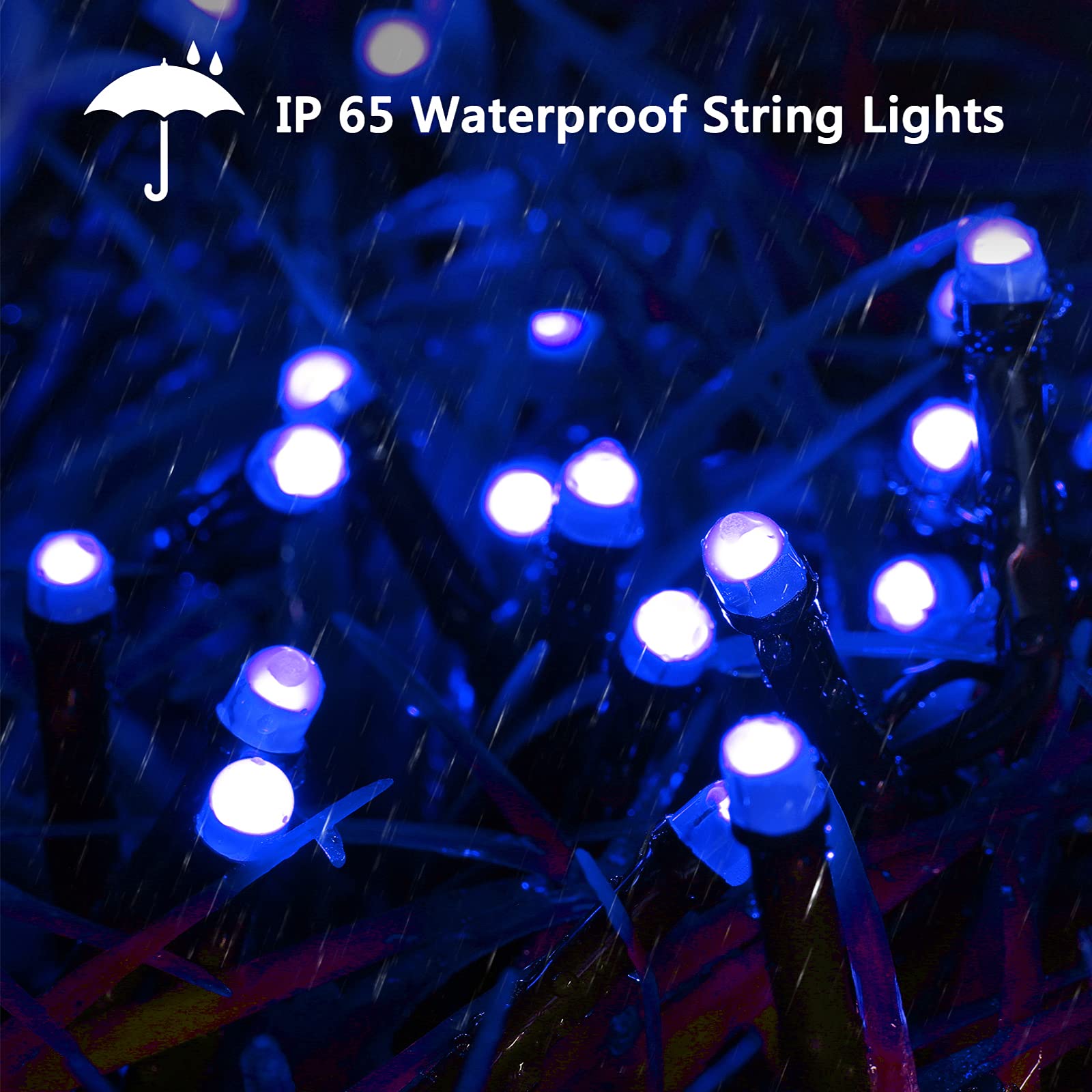 114Ft Christmas String Lights Outdoor, 300 Led Christmas Lights Connectable With Timer, 8 Modes Christmas Tree Lights Fairy Twin